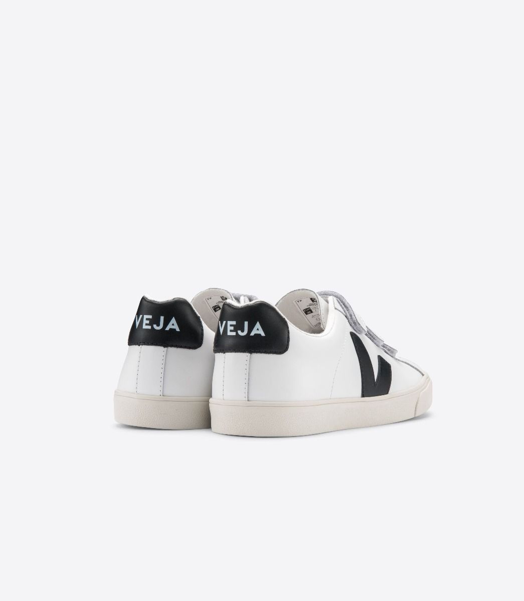 Veja 3-Lock Leather Men's Sneakers White Black | VJ60981C