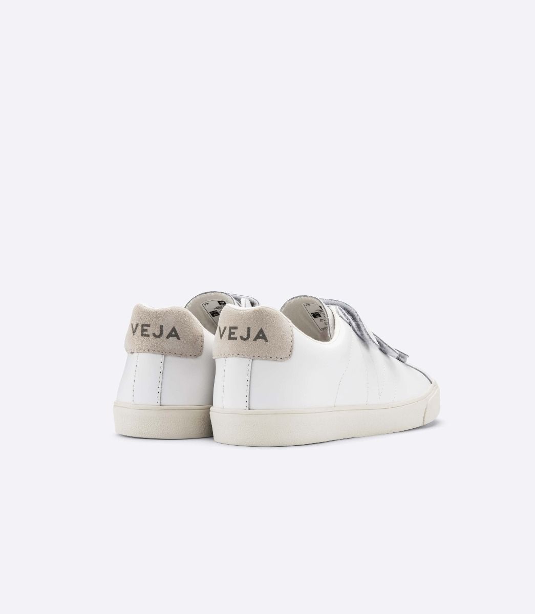 Veja 3-Lock Leather Women's Sneakers White | VJ25743E