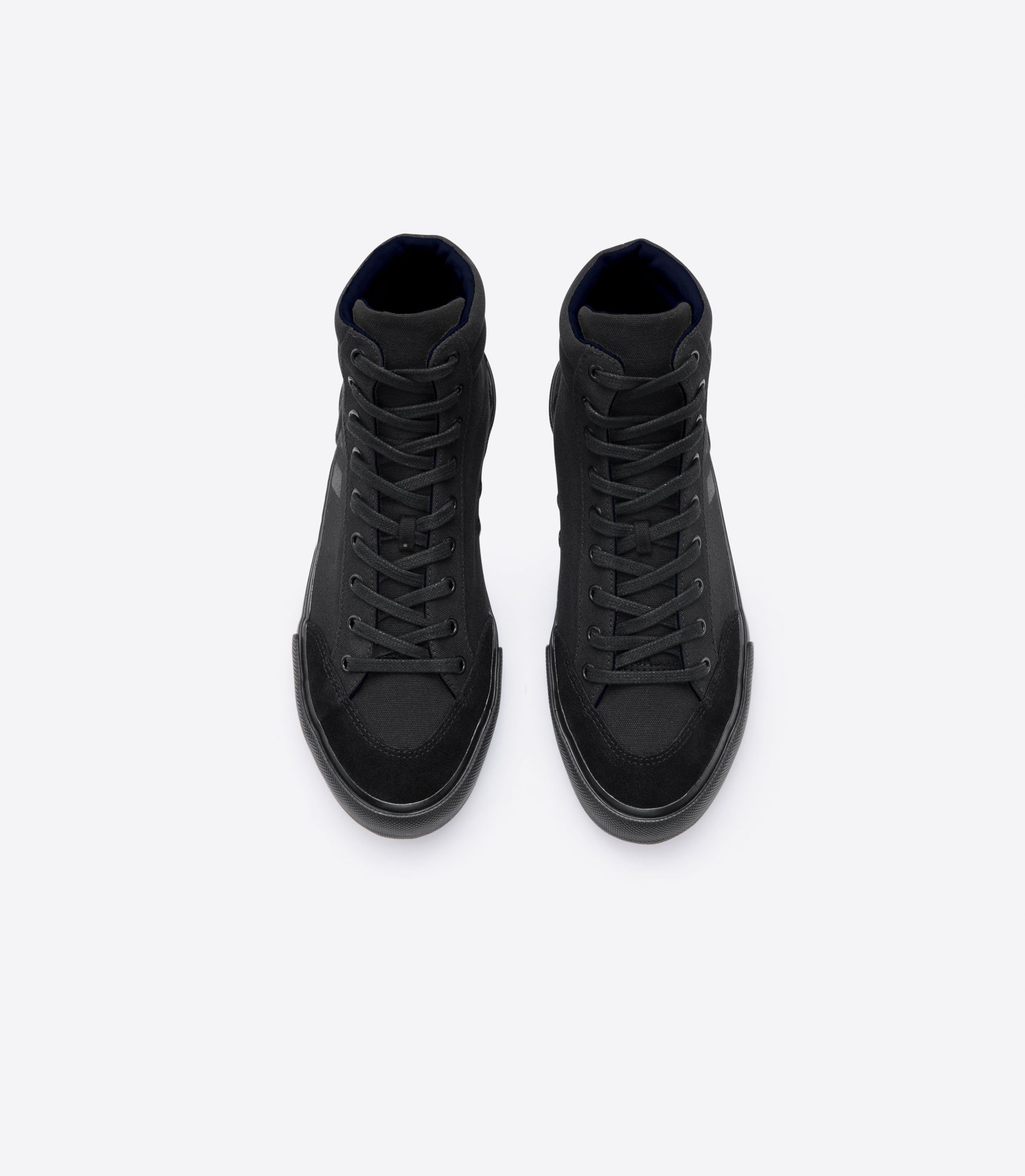 Veja Boots Canvas Bastille Lemaire Men's Sneakers Black | VJ59738V