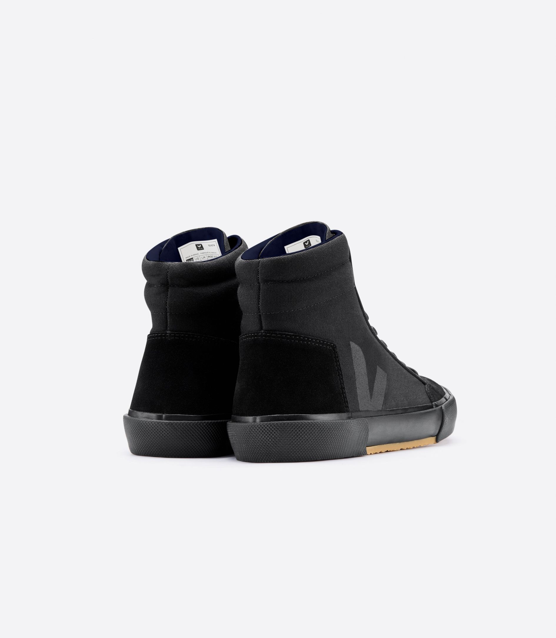 Veja Boots Canvas Bastille Lemaire Men's Sneakers Black | VJ59738V