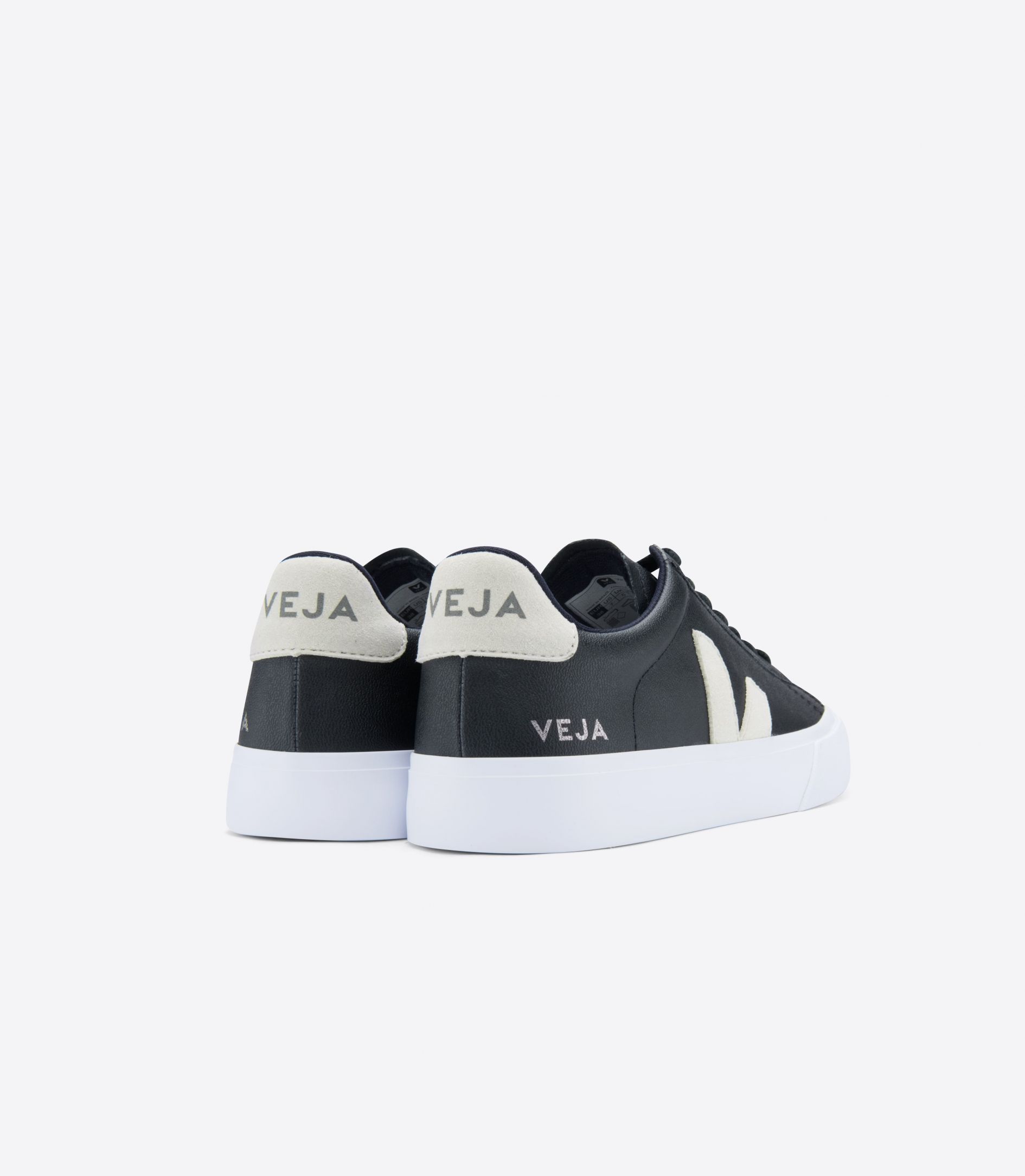 Veja Campo Chromefree Leather Women's Sneakers Black Beige | VJ29738F