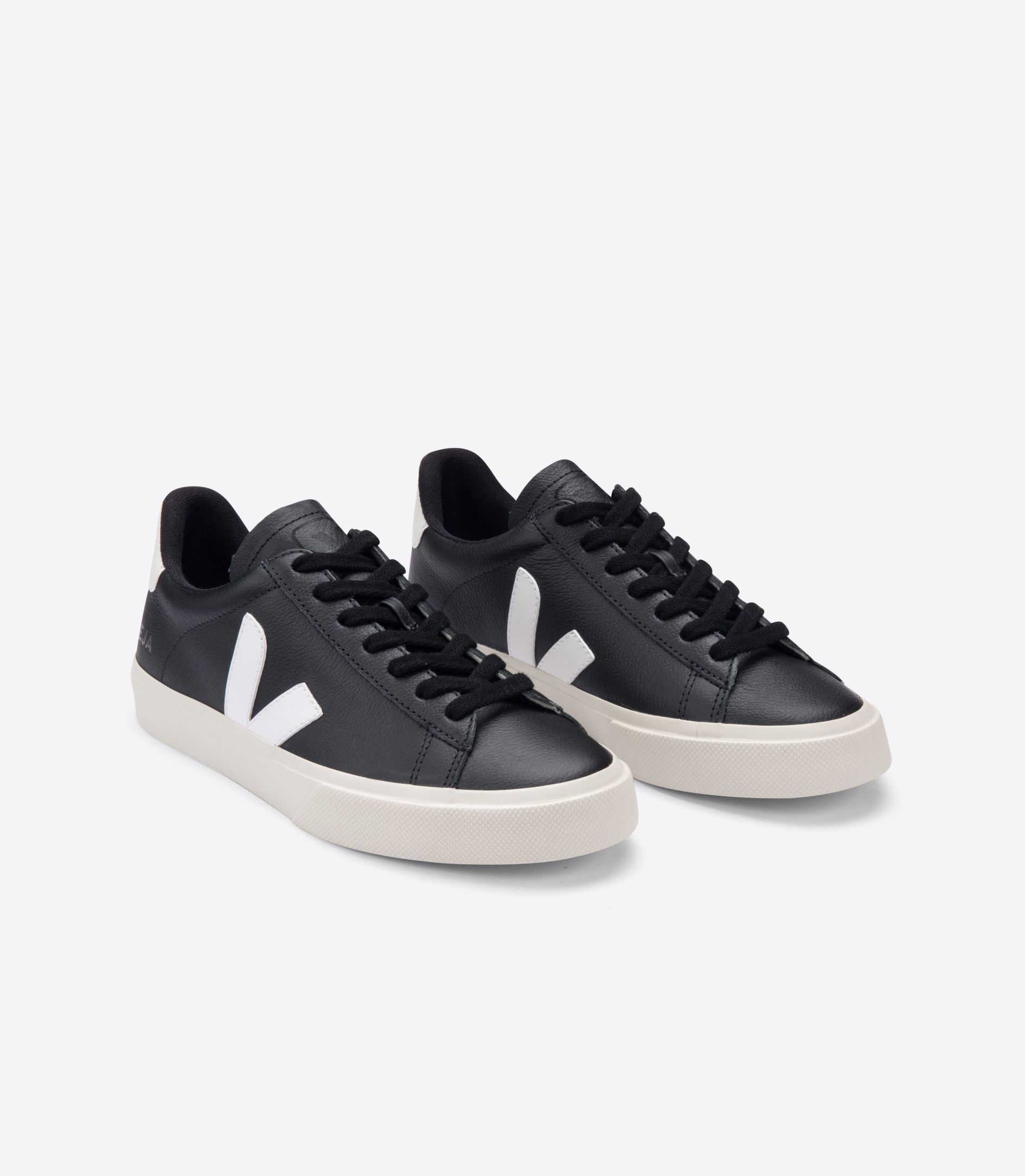 Veja Campo Chromefree Men's Sneakers Black White | VJ02651C