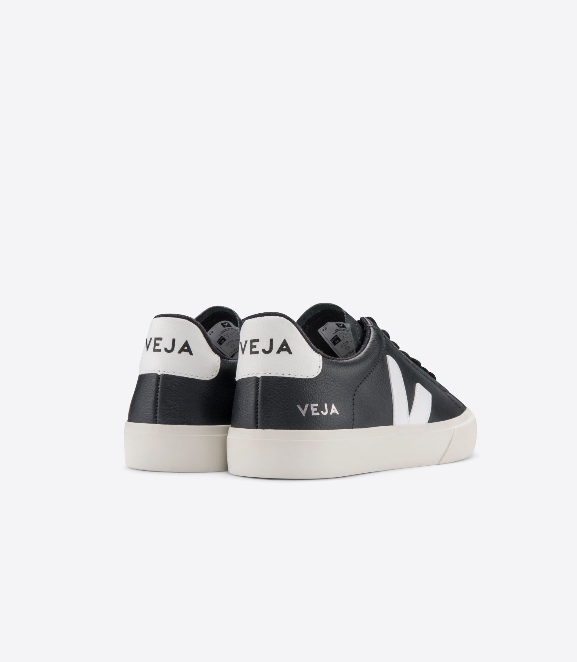 Veja Campo Chromefree Men's Sneakers Black White | VJ02651C