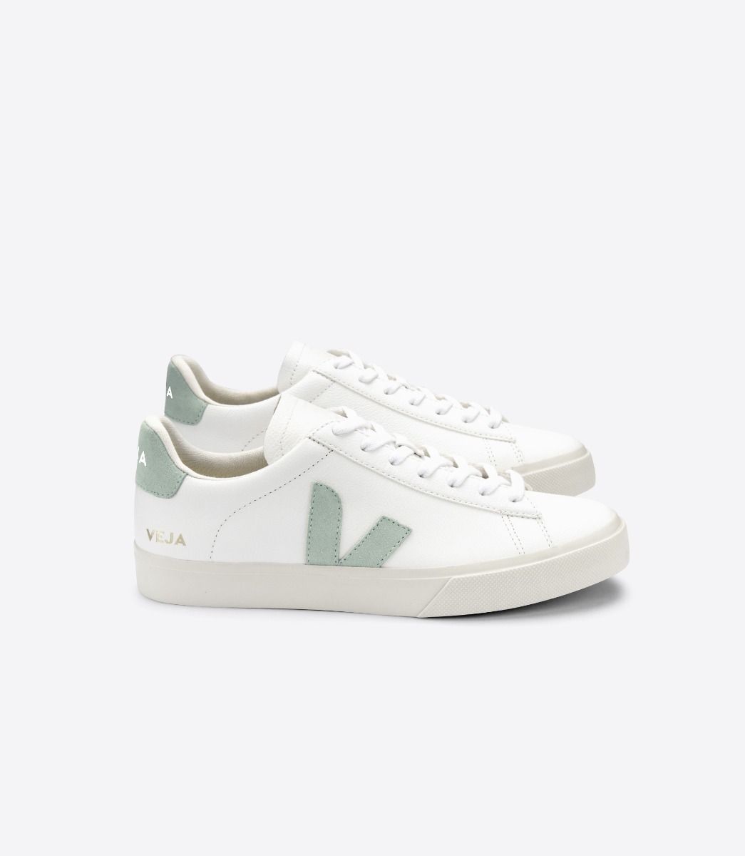 Veja Campo Chromefree Men\'s Sneakers White Green | VJ28539L