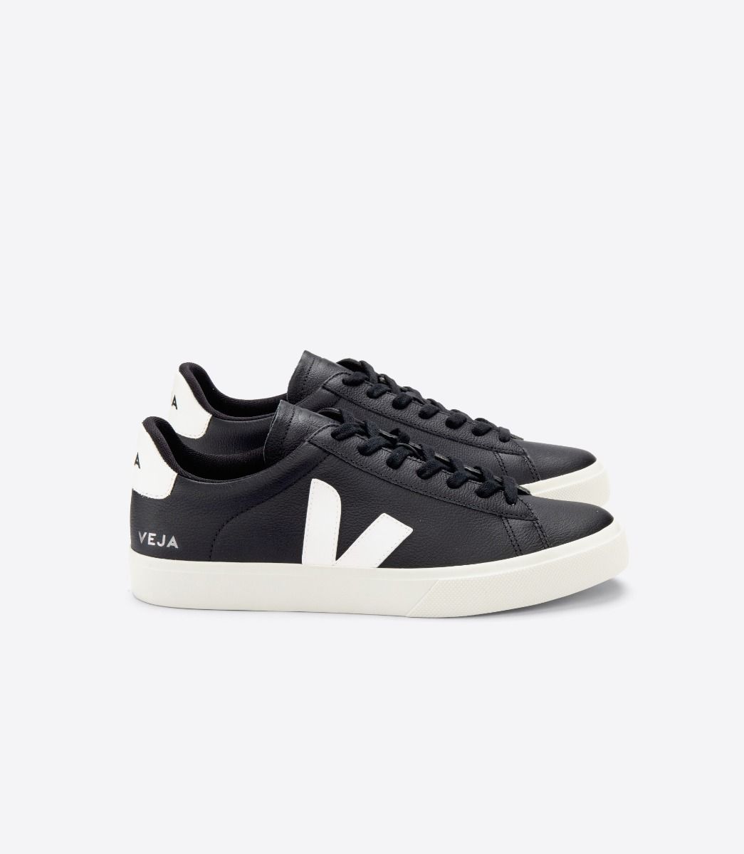 Veja Campo Chromefree Women\'s Sneakers Black White | VJ26384W