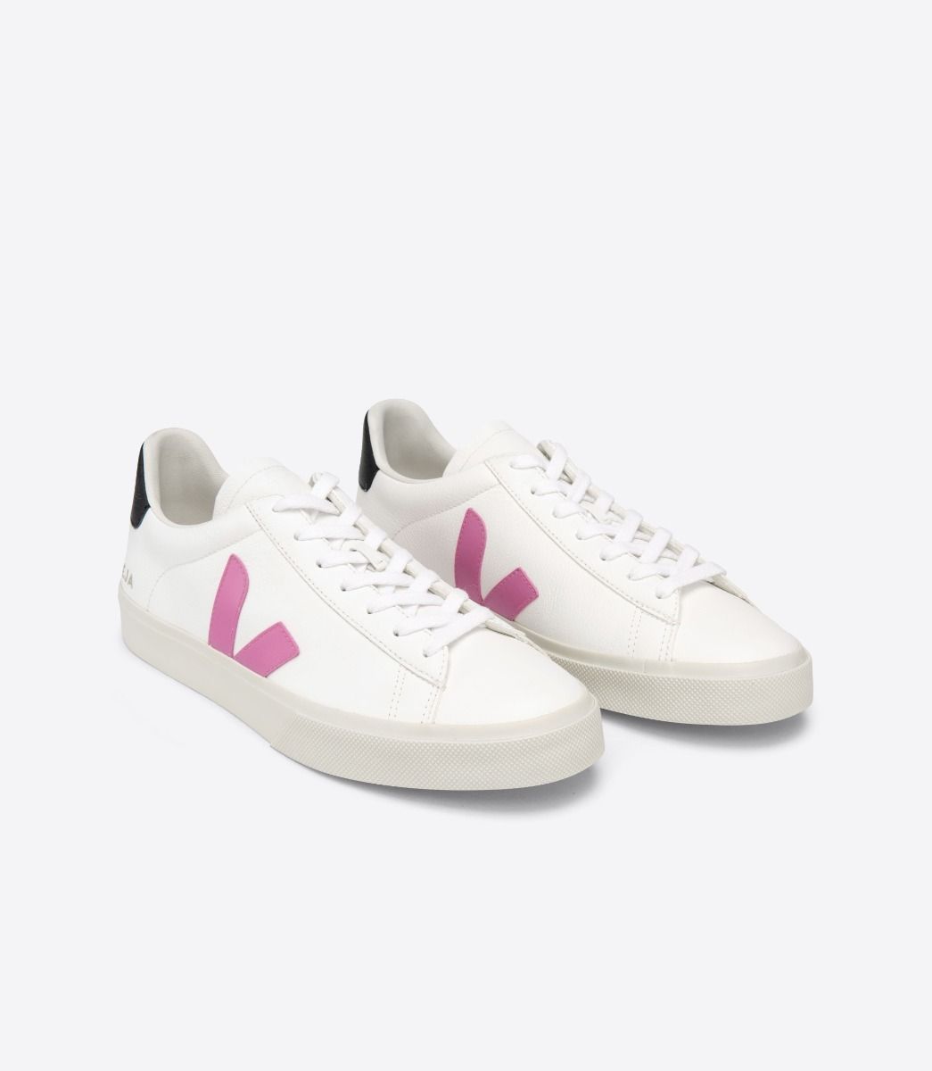 Veja Campo Chromefree Women's Sneakers White Purple Black | VJ13096N