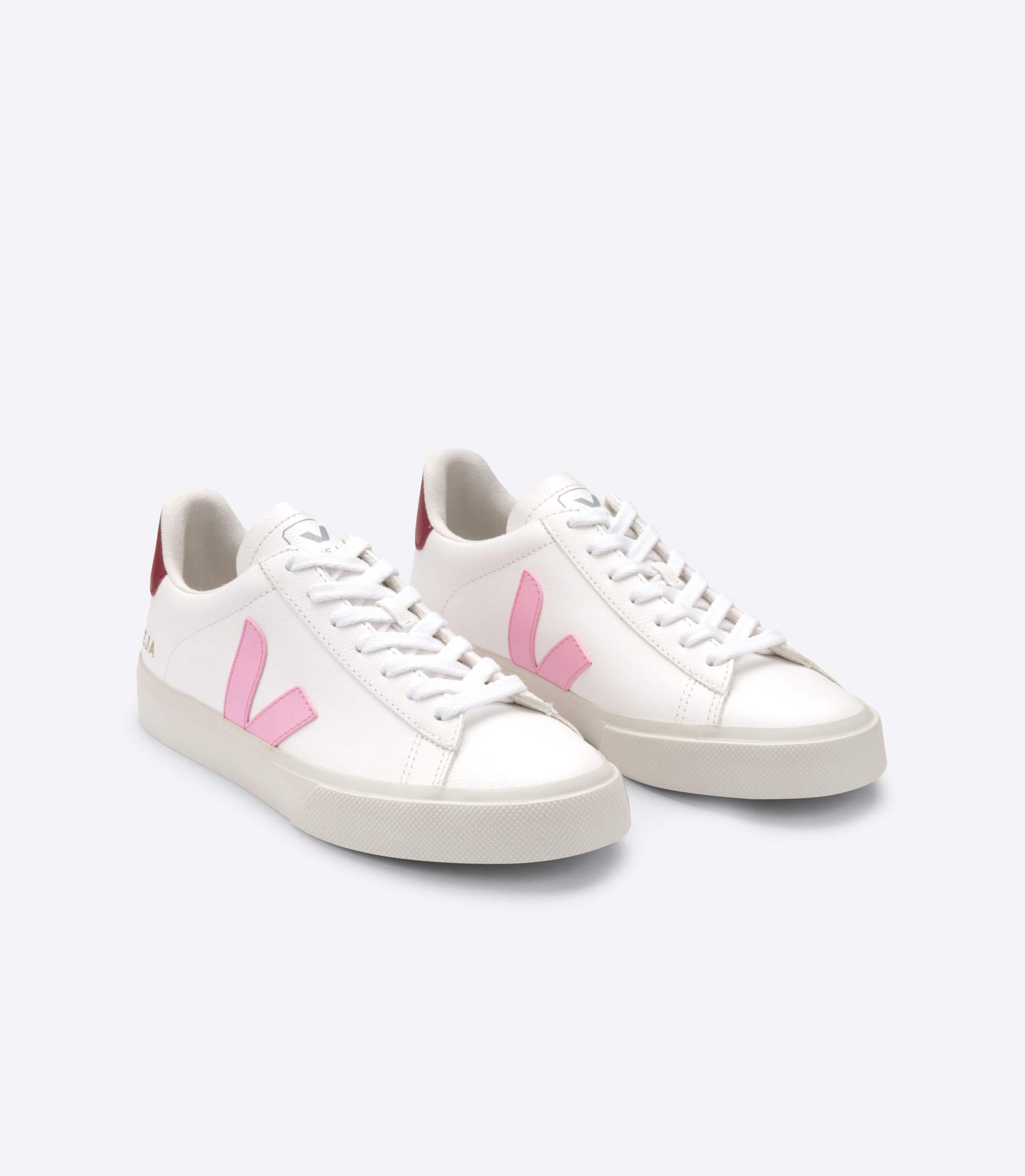 Veja Campo Chromefree Women's Sneakers White Pink Red | VJ13760M