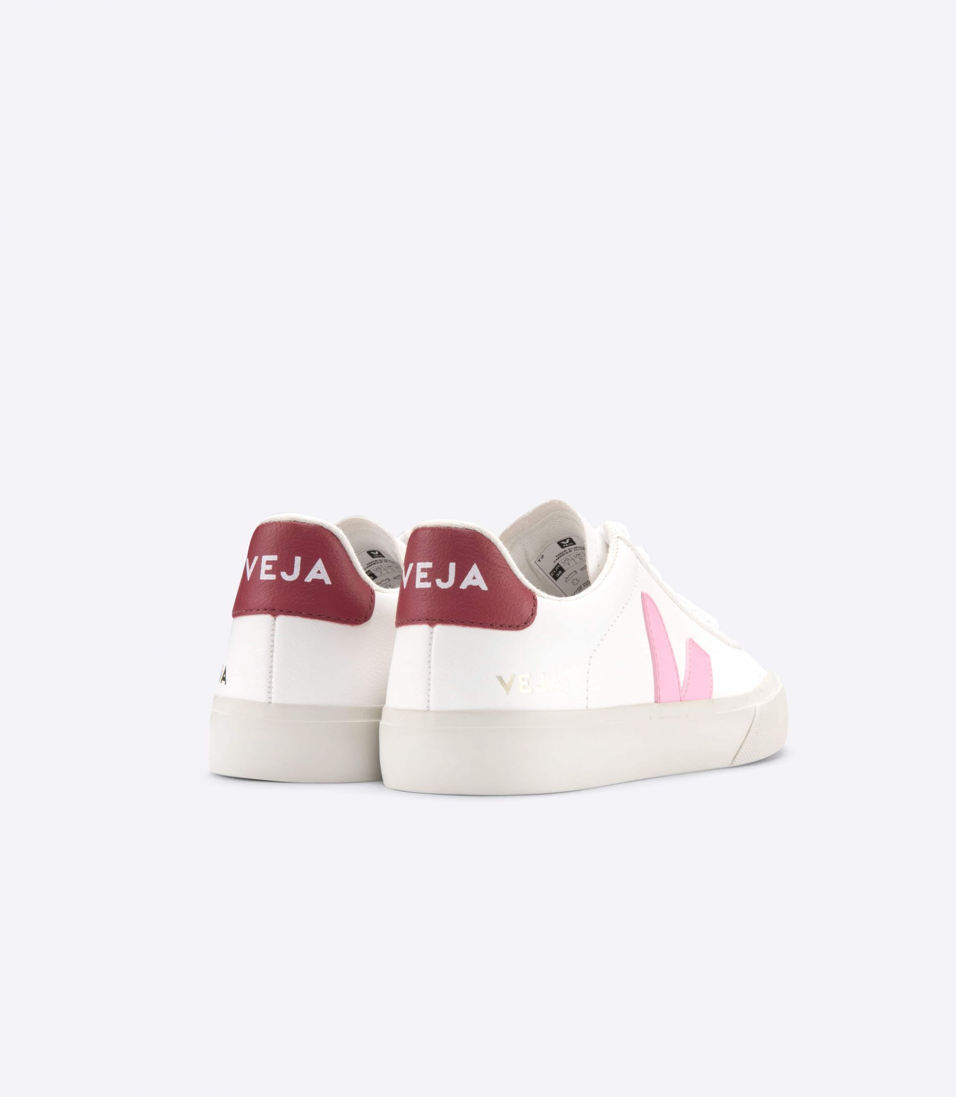 Veja Campo Chromefree Women's Sneakers White Pink Red | VJ13760M