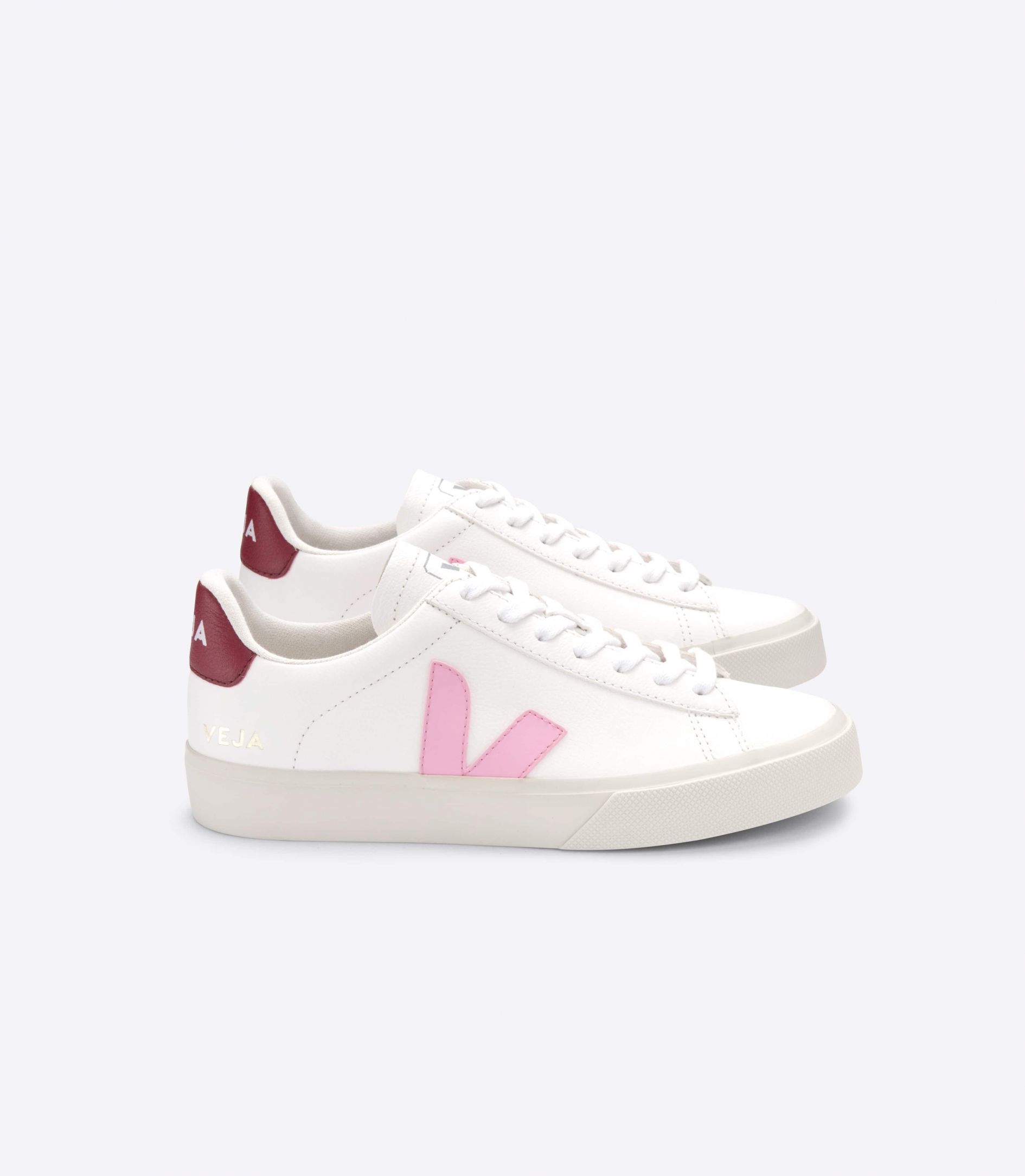 Veja Campo Chromefree Women\'s Sneakers White Pink Red | VJ13760M