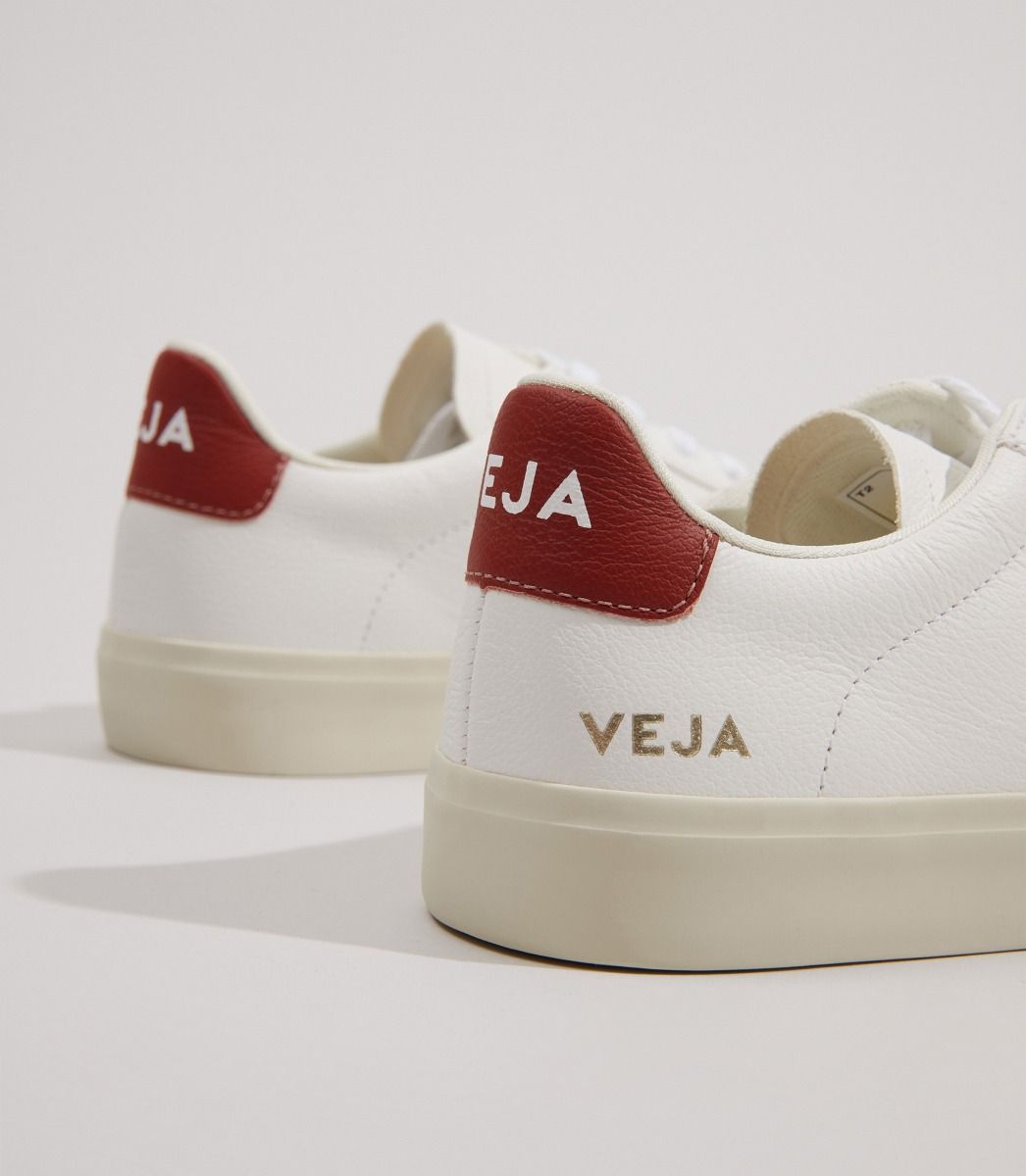 Veja Campo Chromefree Women's Sneakers White Red | VJ14526J