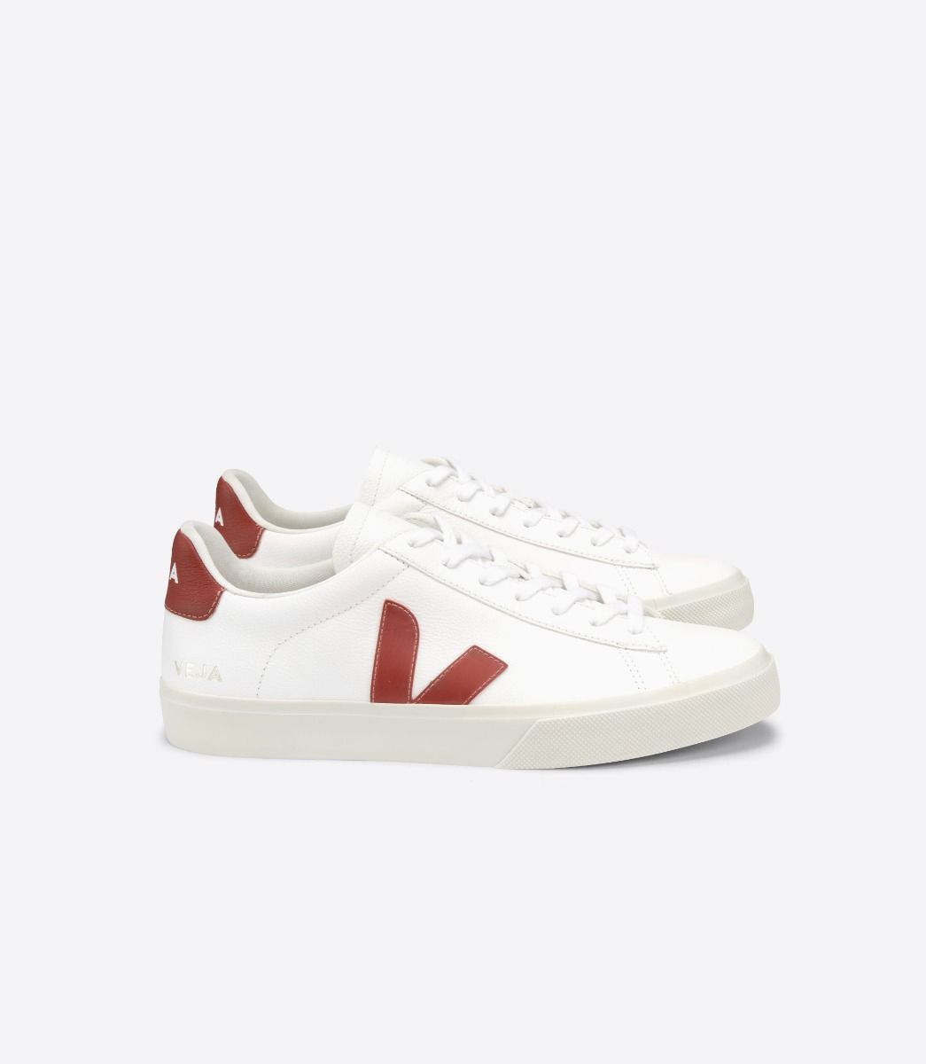 Veja Campo Chromefree Women\'s Sneakers White Red | VJ14526J