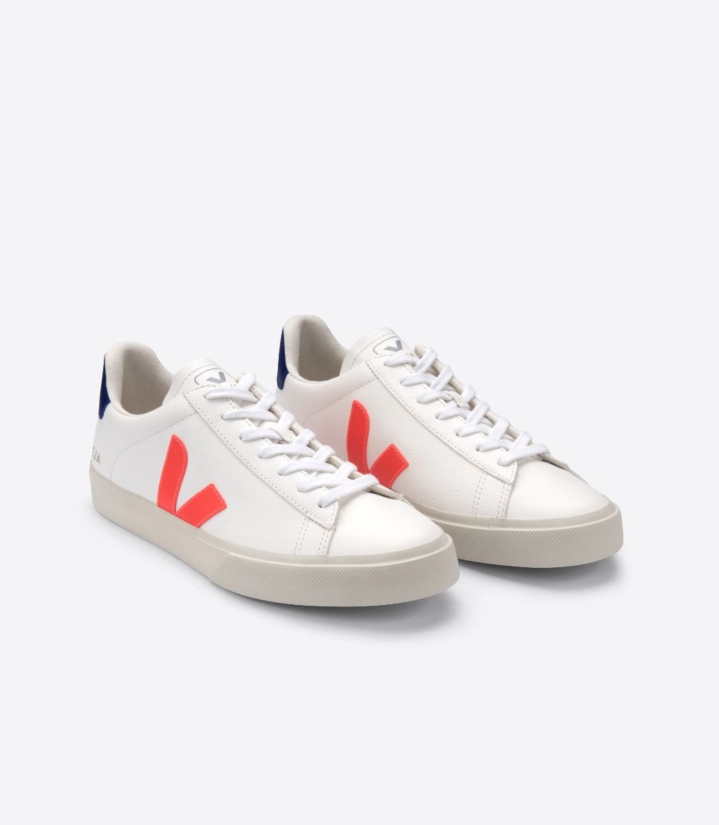 Veja Campo Chromefree Women's Sneakers White Orange | VJ41796L