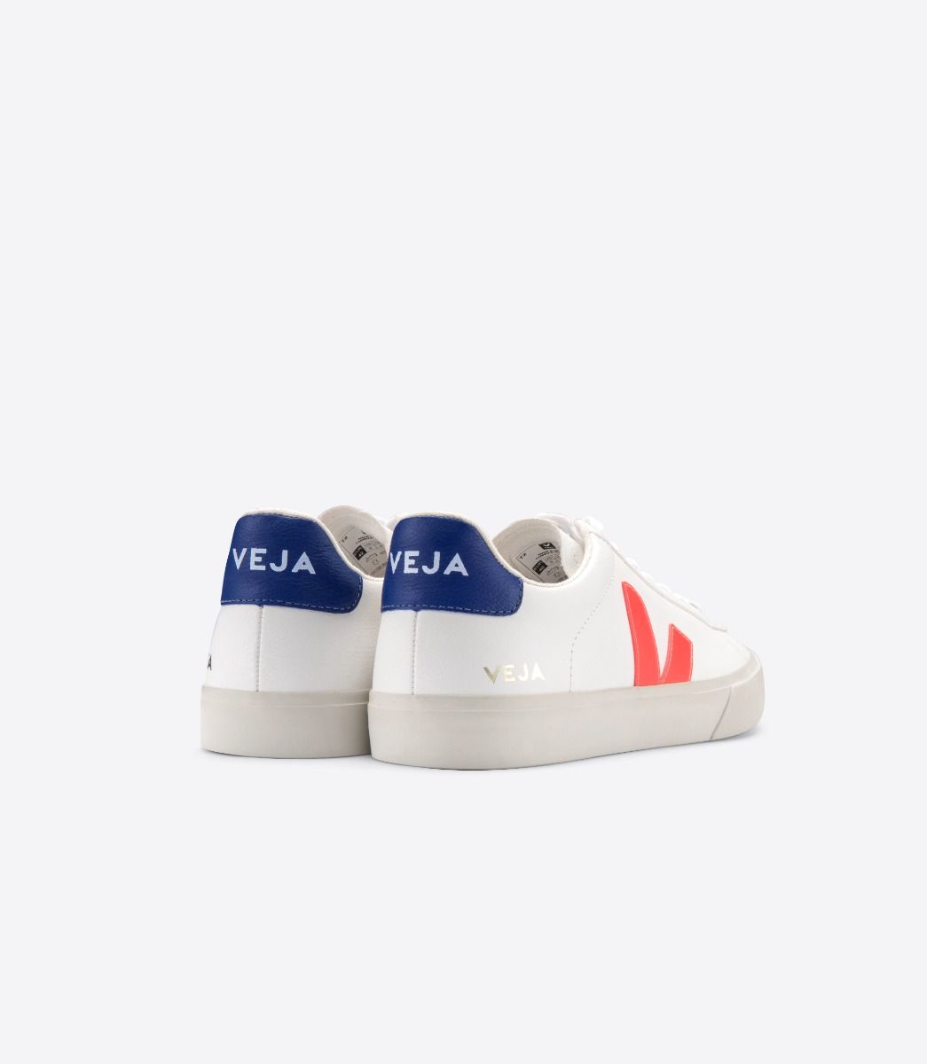 Veja Campo Chromefree Women's Sneakers White Orange | VJ41796L