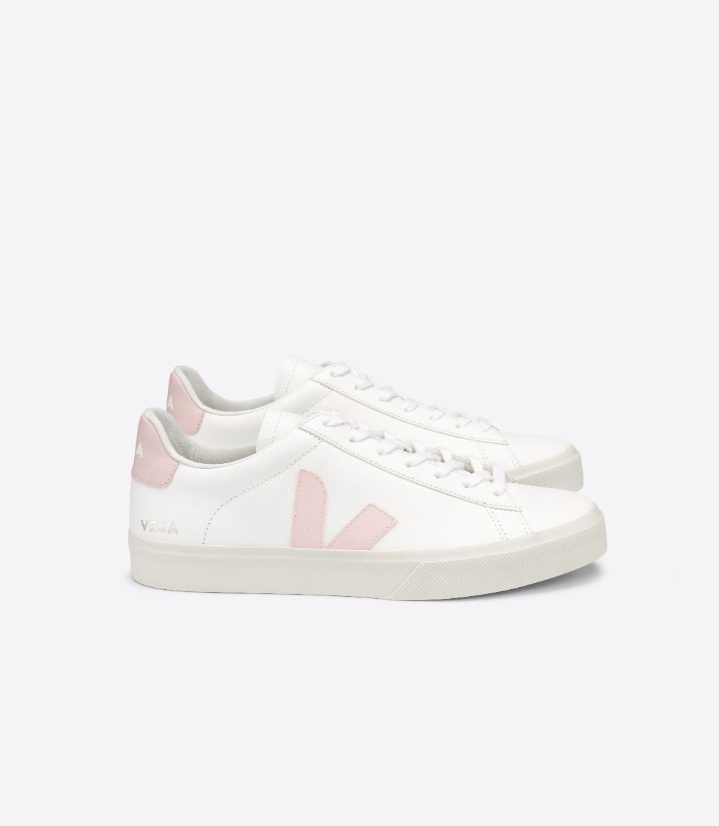 Veja Campo Chromefree Women\'s Sneakers White Pink | VJ63519K