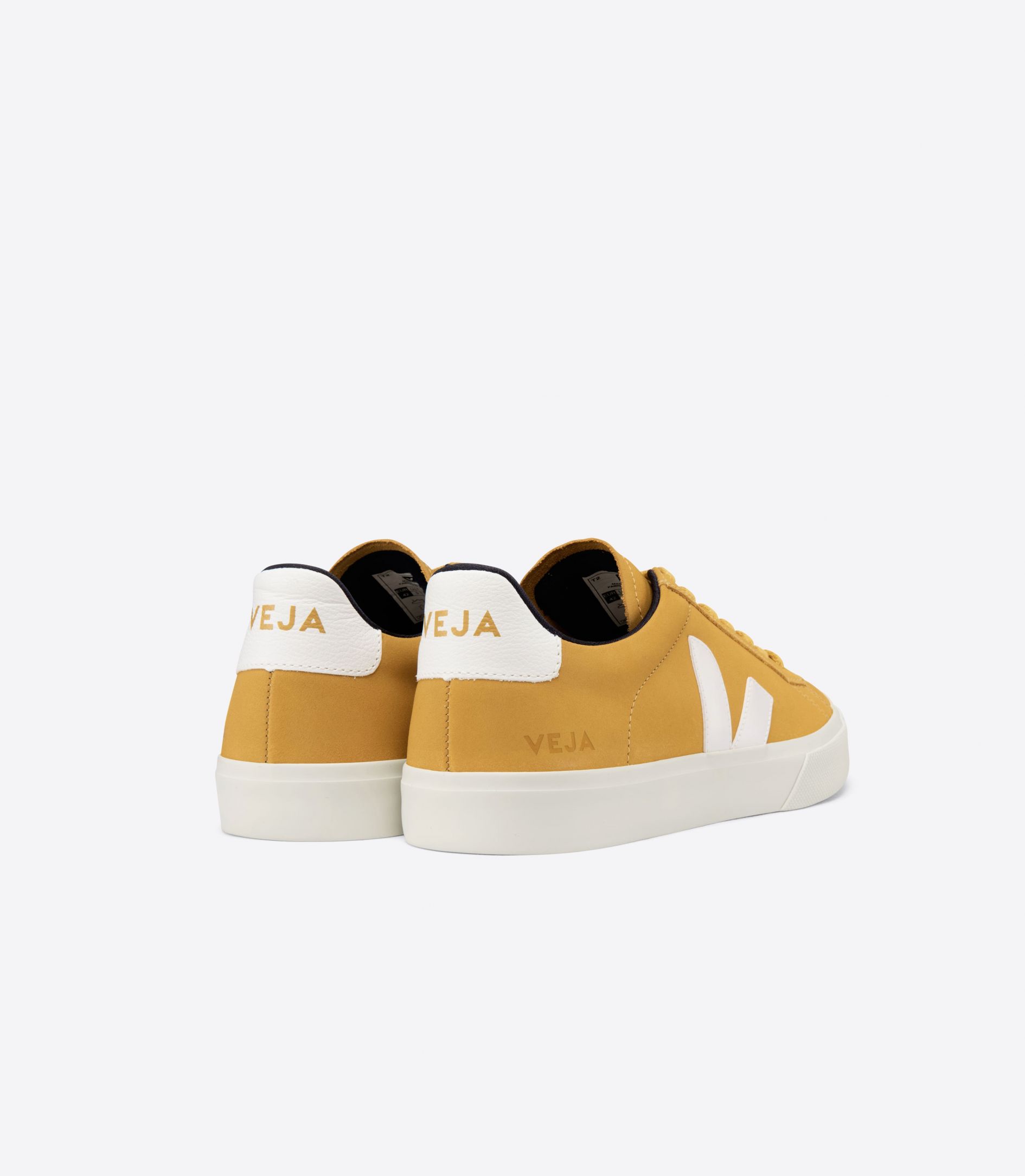 Veja Campo Nubuck Men's Sneakers Yellow White | VJ84209V