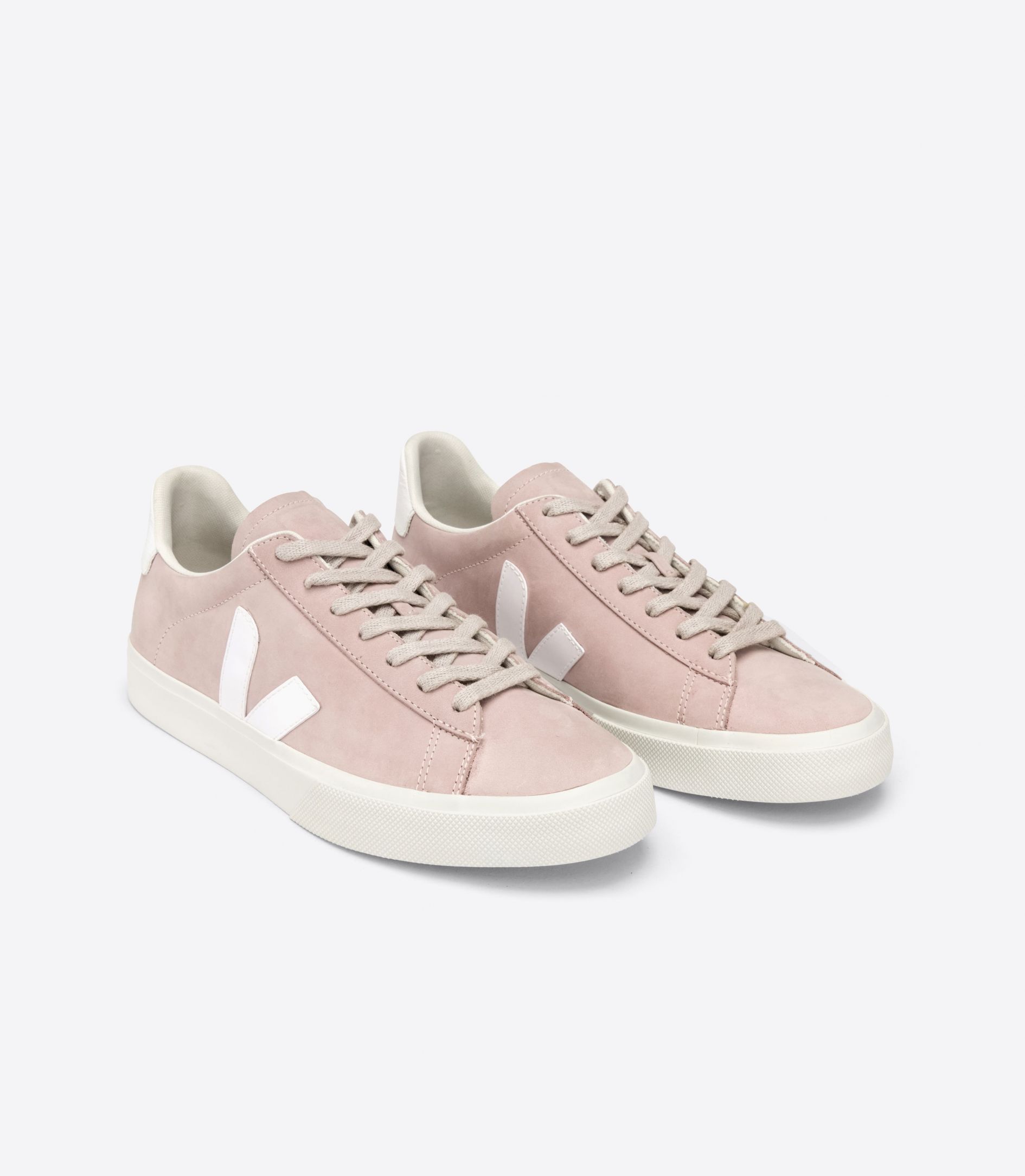 Veja Campo Nubuck Women's Sneakers White | VJ04798V