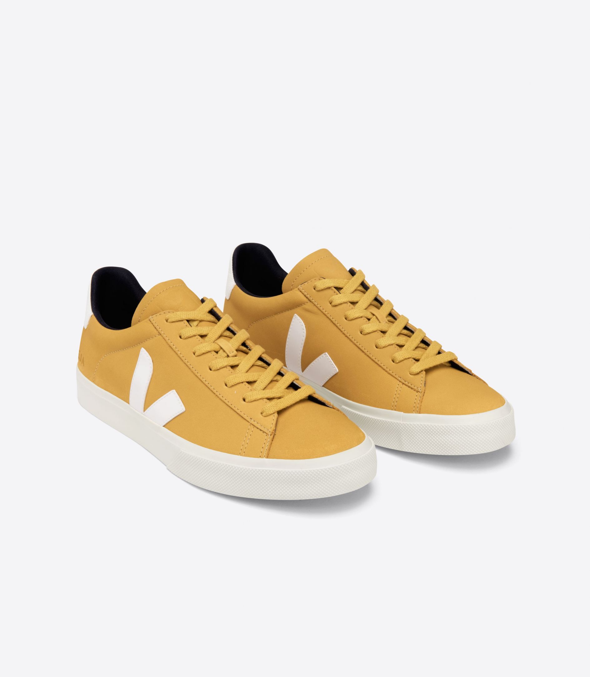 Veja Campo Nubuck Women's Sneakers Yellow White | VJ52419X