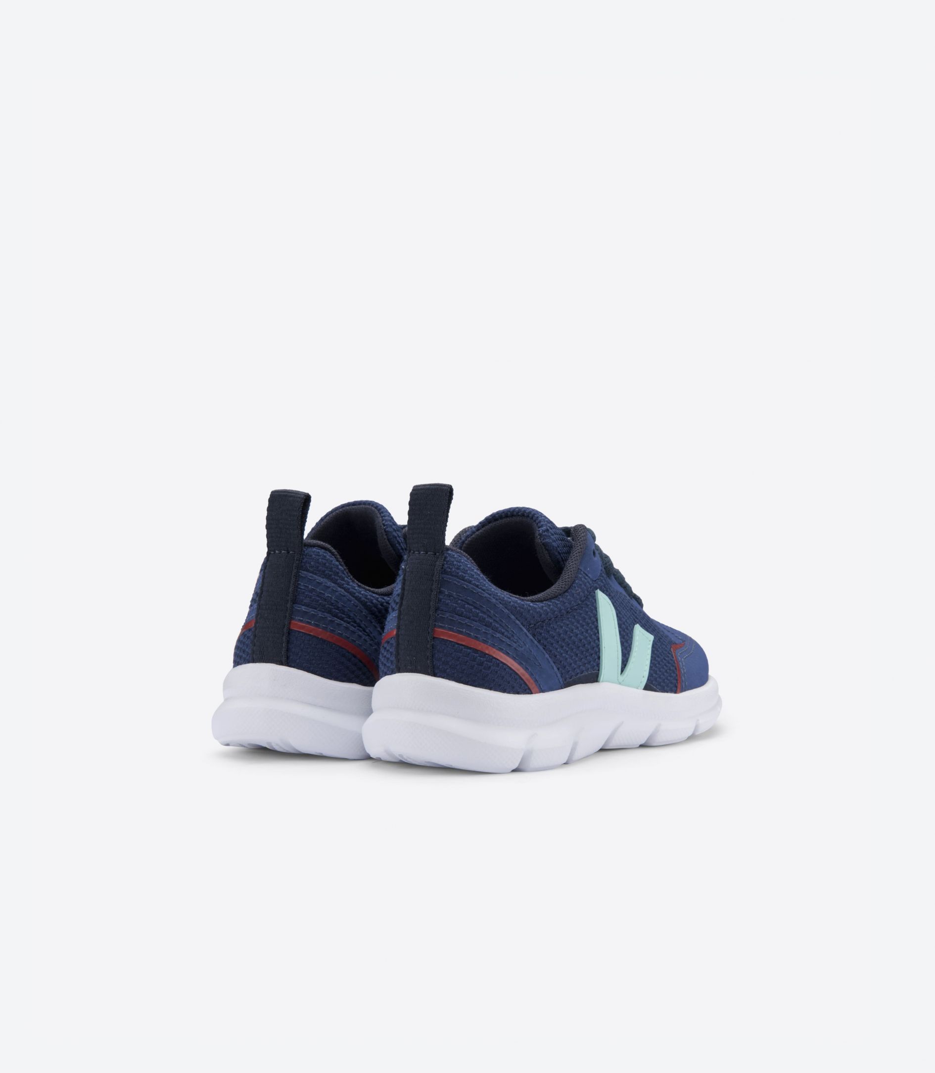 Veja Canary B-Mesh Kids' Sneakers Navy Turquoise Red | VJ52841F