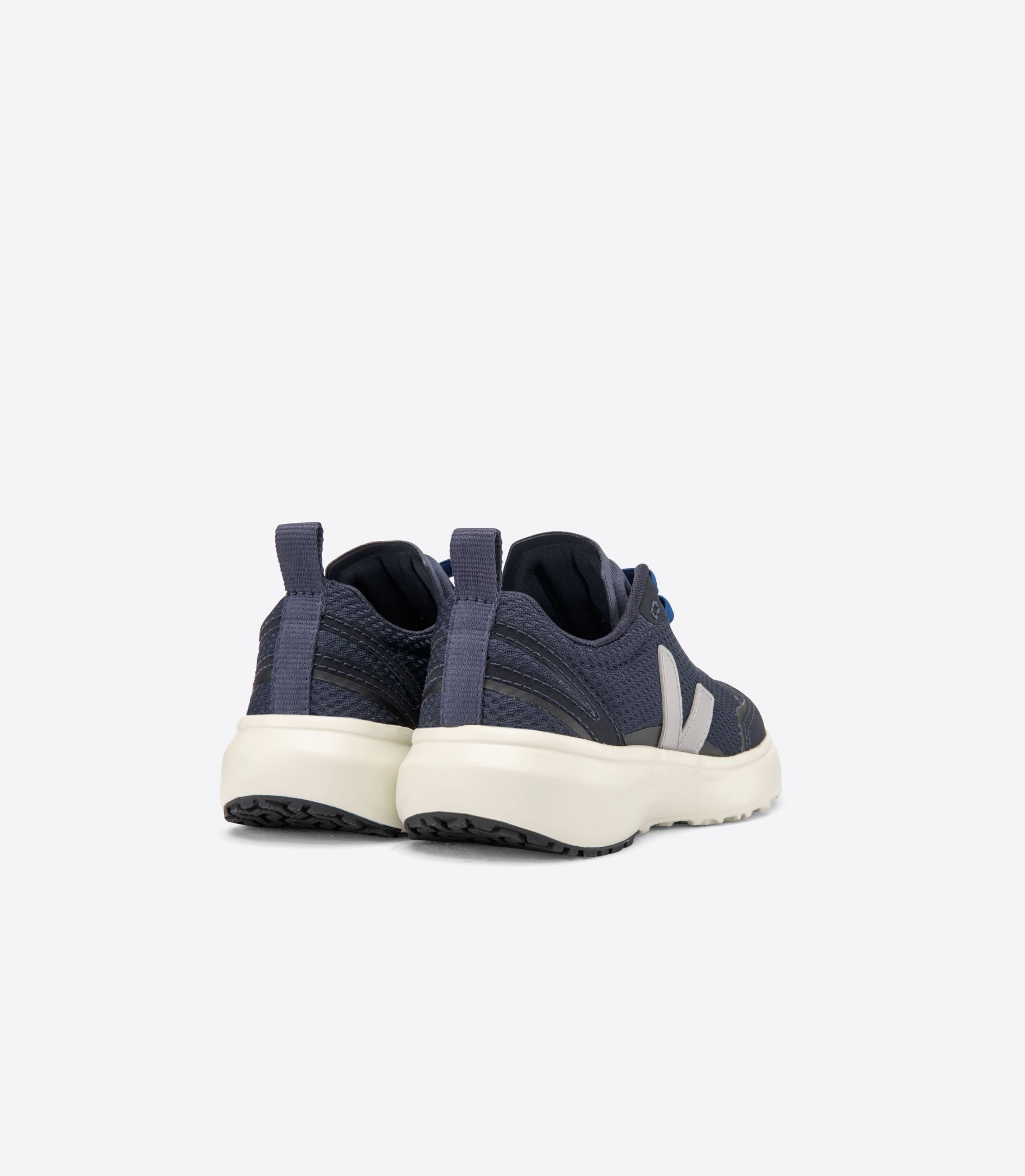 Veja Canary Elastic Lace Kids' Sneakers Navy Grey | VJ26740Z