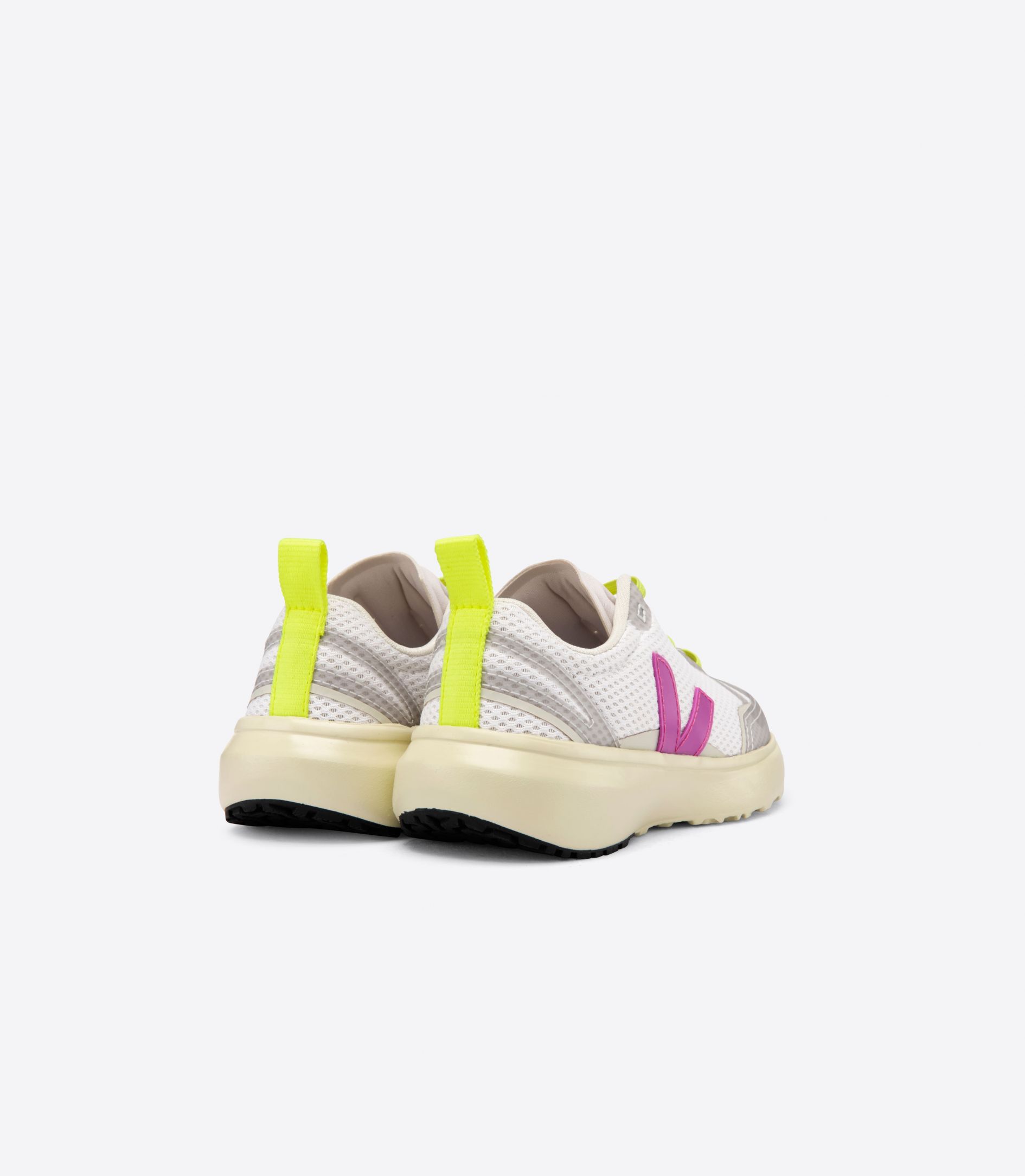 Veja Canary Elastic Lace Kids' Sneakers White Purple | VJ96805D