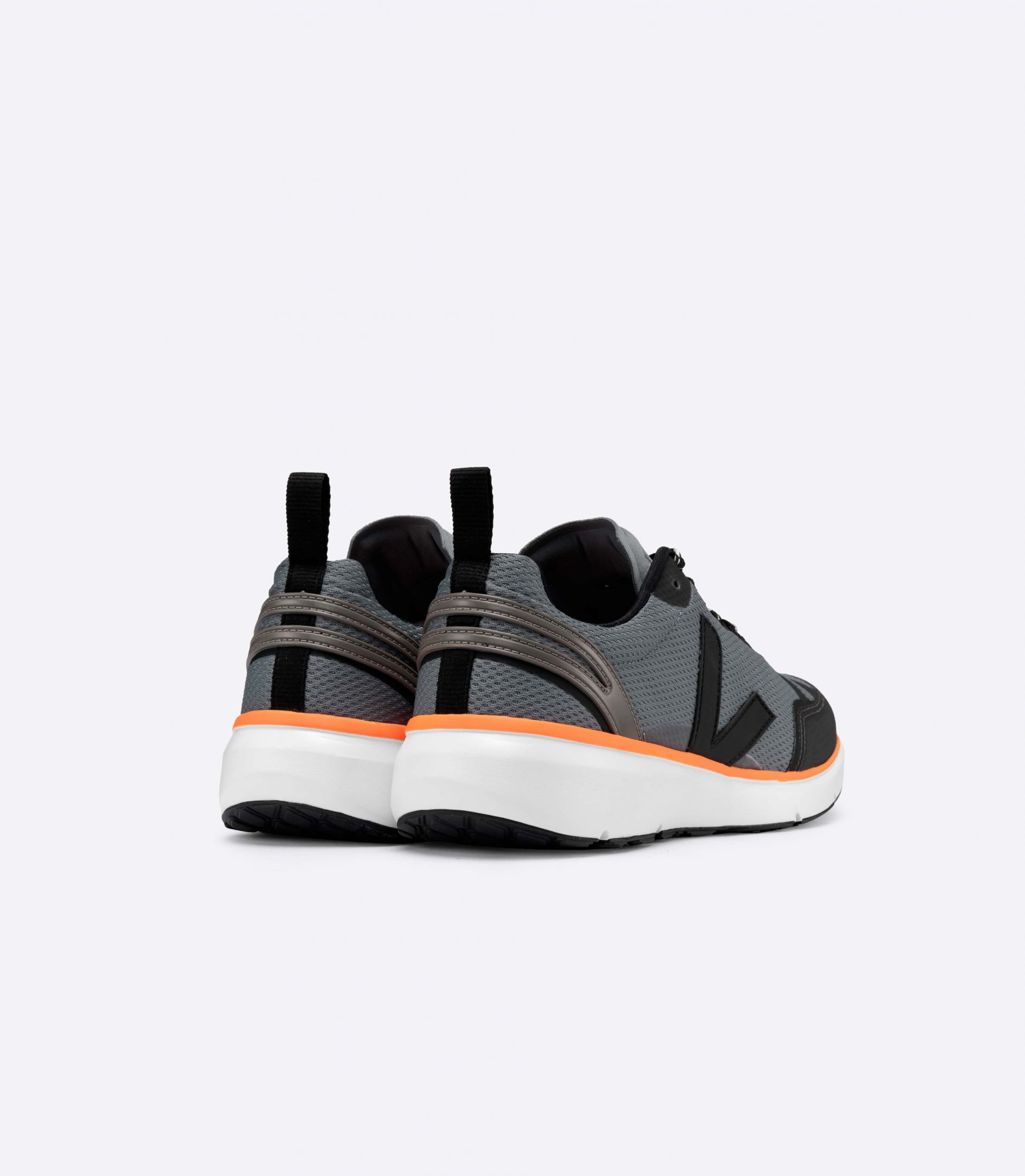 Veja Condor 2 Alveomesh Men's Running Shoes Grey Black Orange | VJ49286R