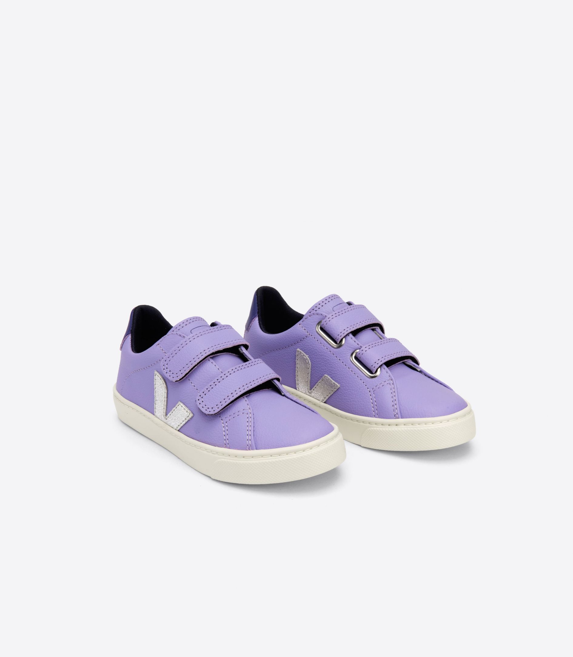 Veja Esplar Chromefree Kids' Sneakers Orange Silver Purple | VJ12846C