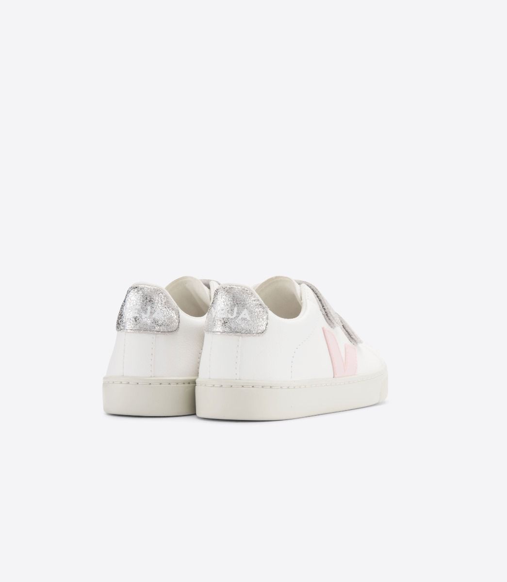 Veja Esplar Chromefree Kids' Sneakers White Silver | VJ80591M