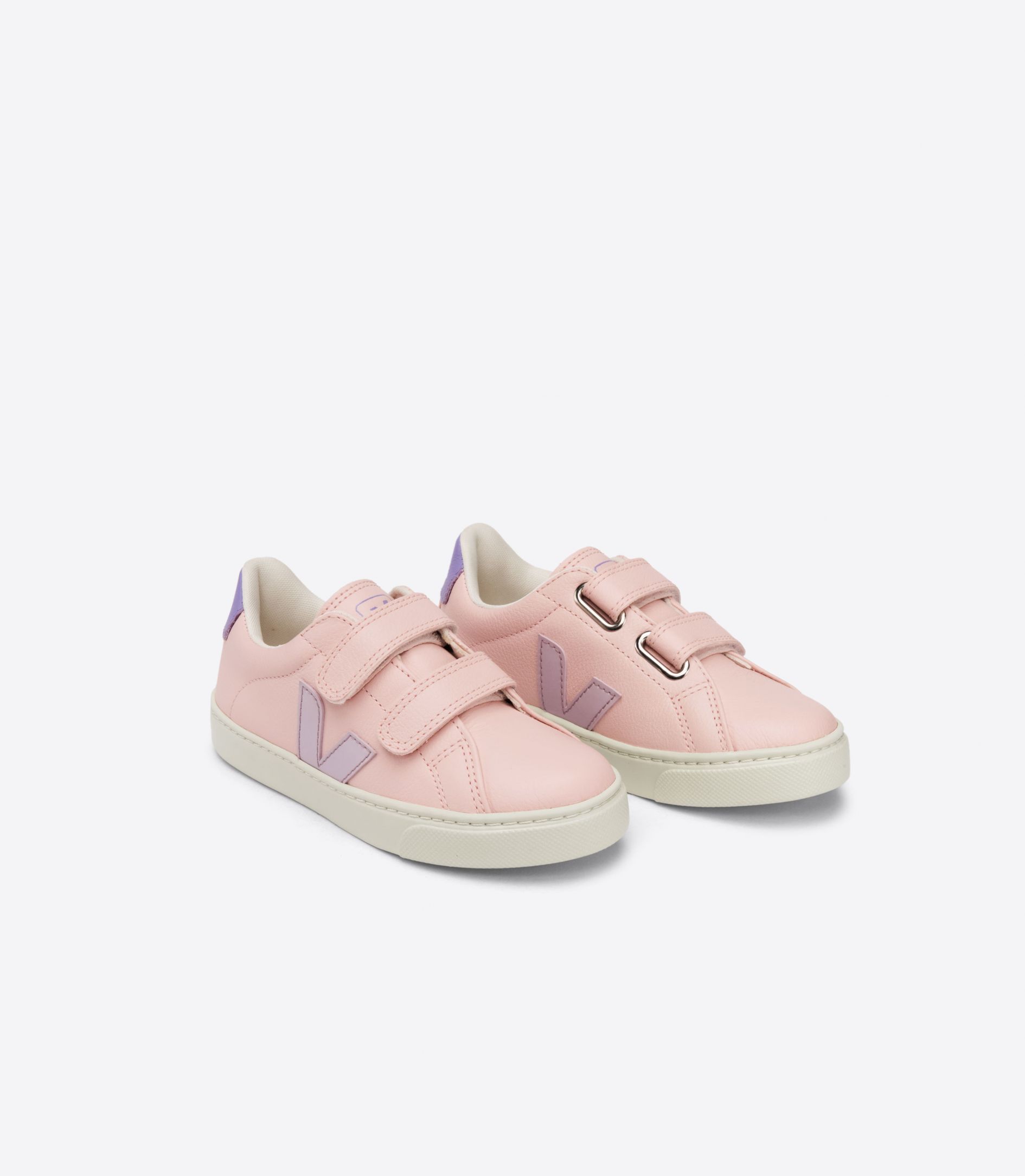 Veja Esplar Chromefree Leather Kids' Sneakers Pink | VJ06842T