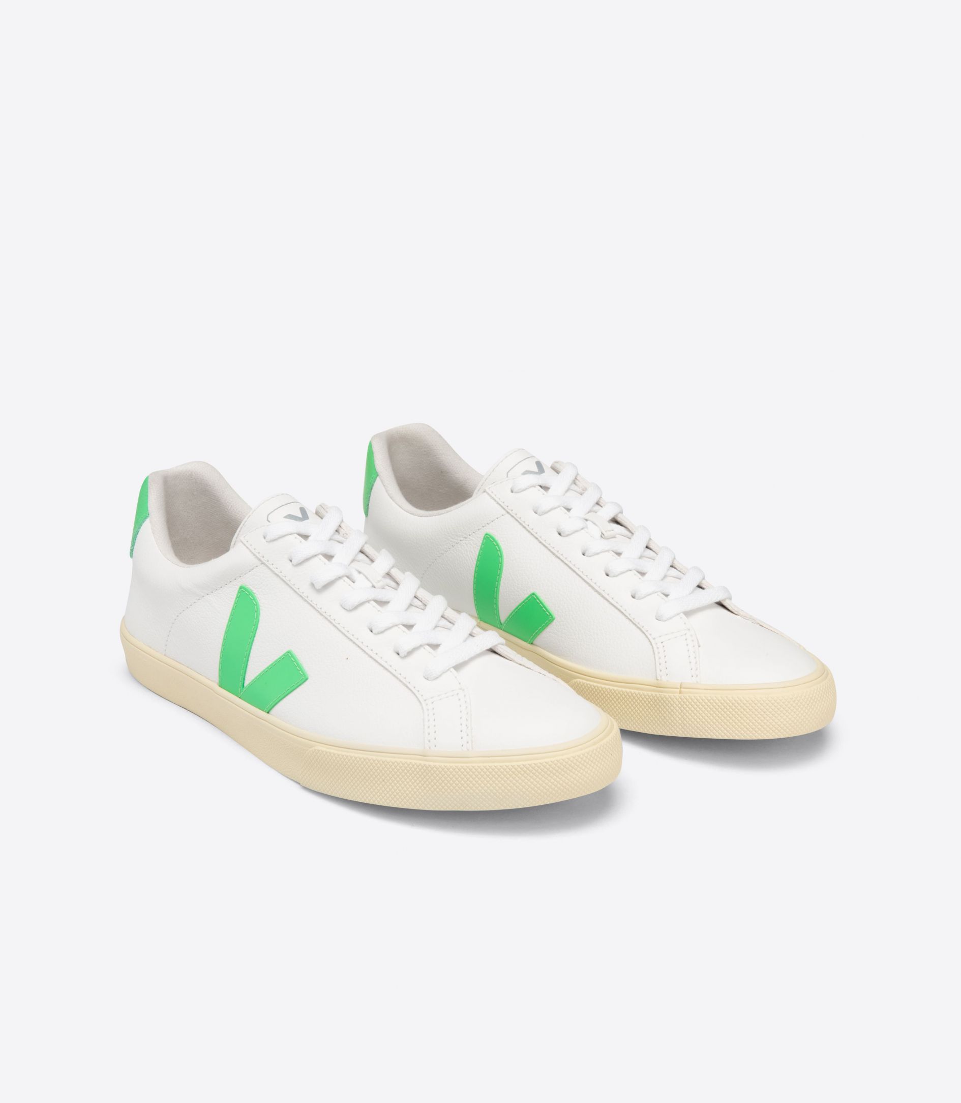 Veja Esplar Chromefree Men's Sneakers White Green | VJ58372K