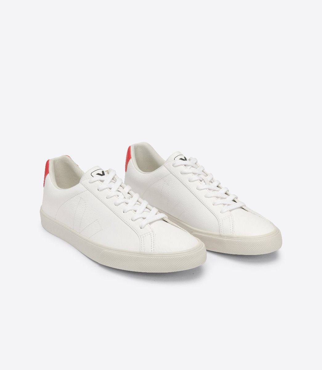 Veja Esplar Chromefree Women's Sneakers White Red | VJ62417C