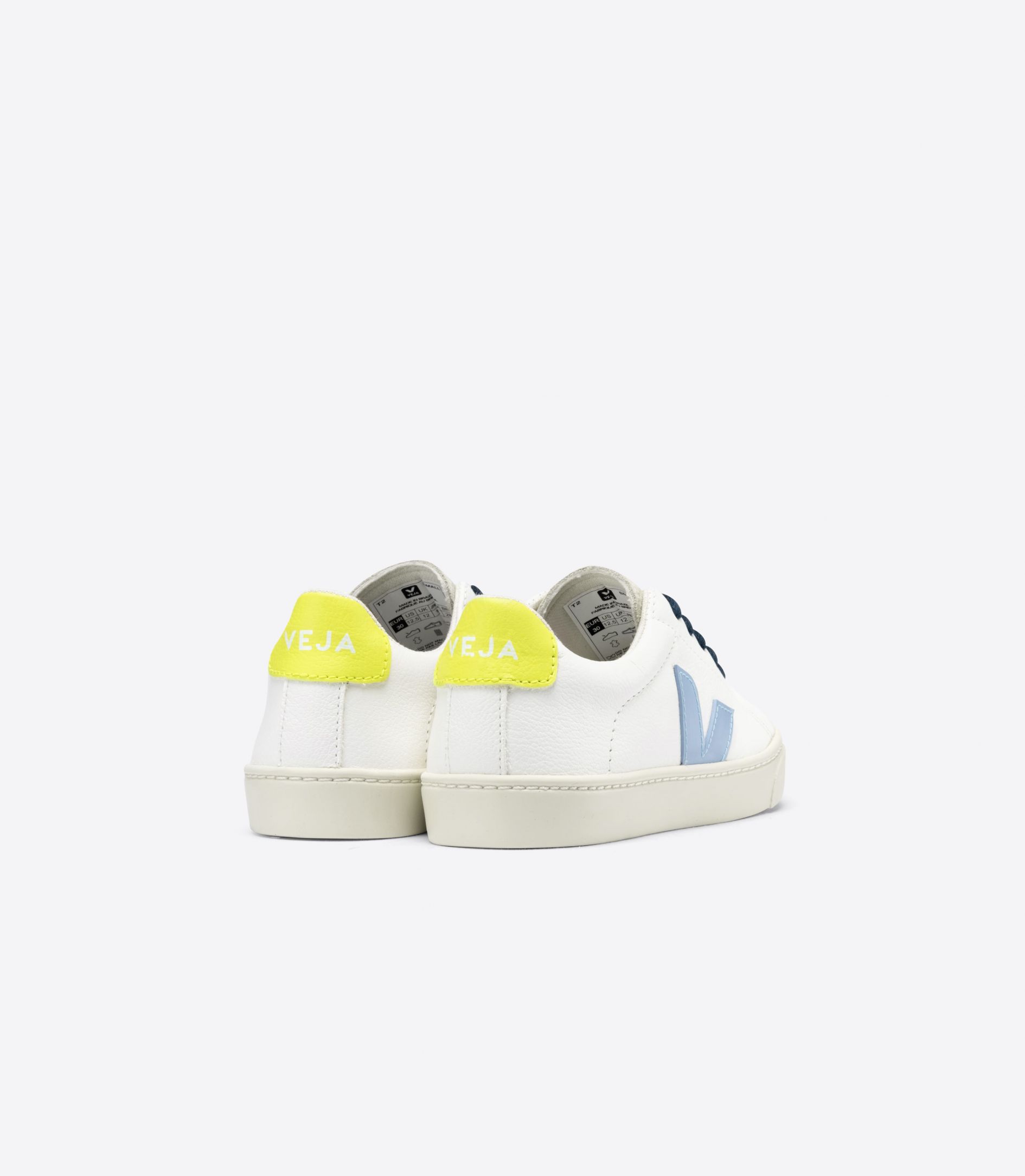 Veja Esplar Lace Chromefree Kids' Sneakers White Grey | VJ59743L