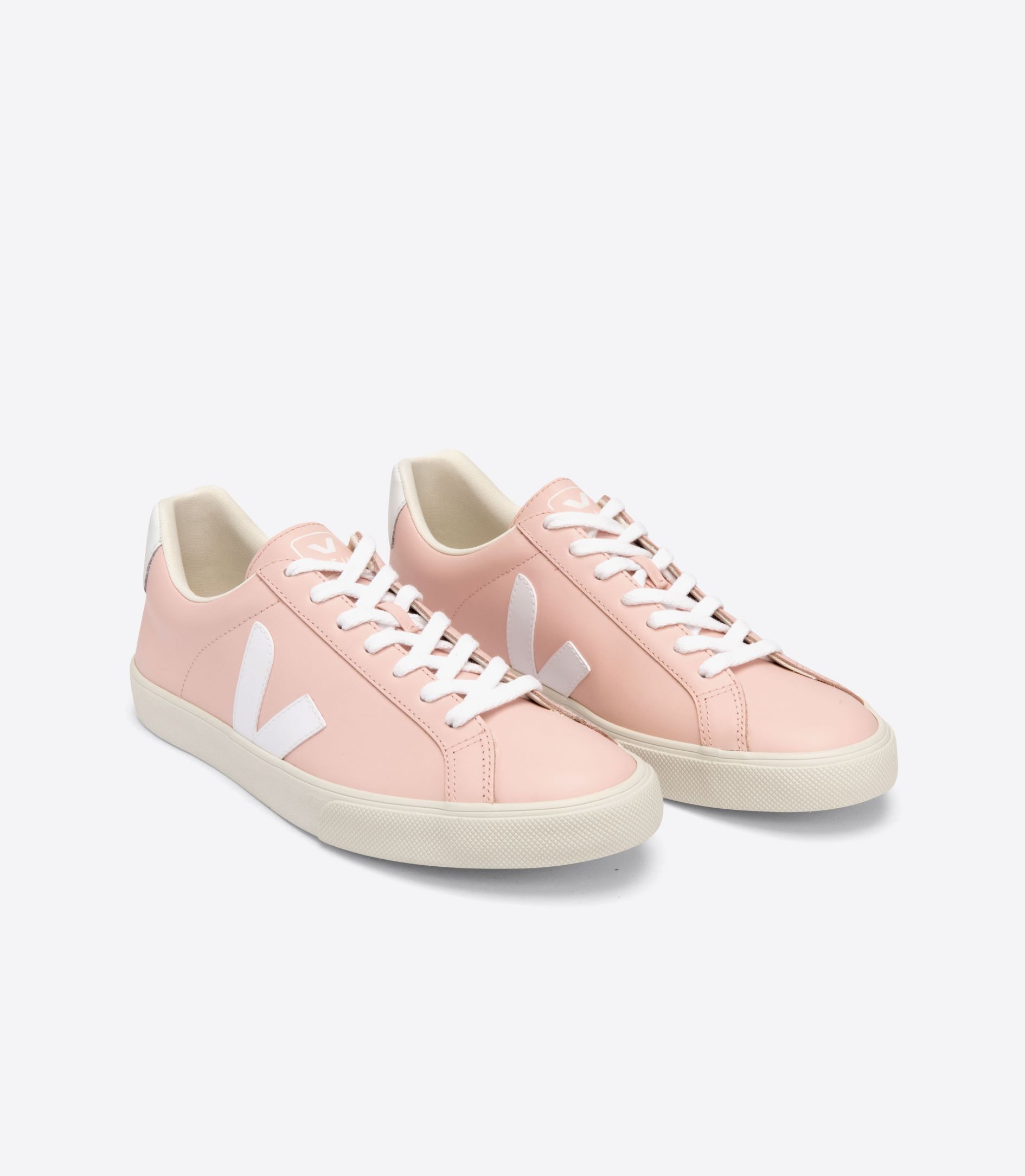 Veja Esplar Leather Men's Sneakers Pink White | VJ38571E