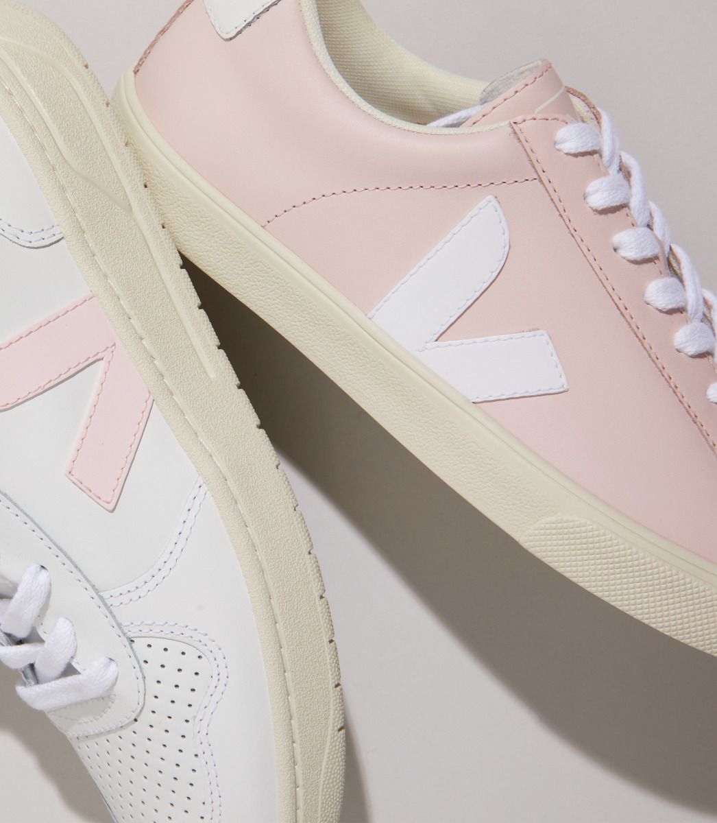 Veja Esplar Leather Men's Sneakers Pink White | VJ38571E