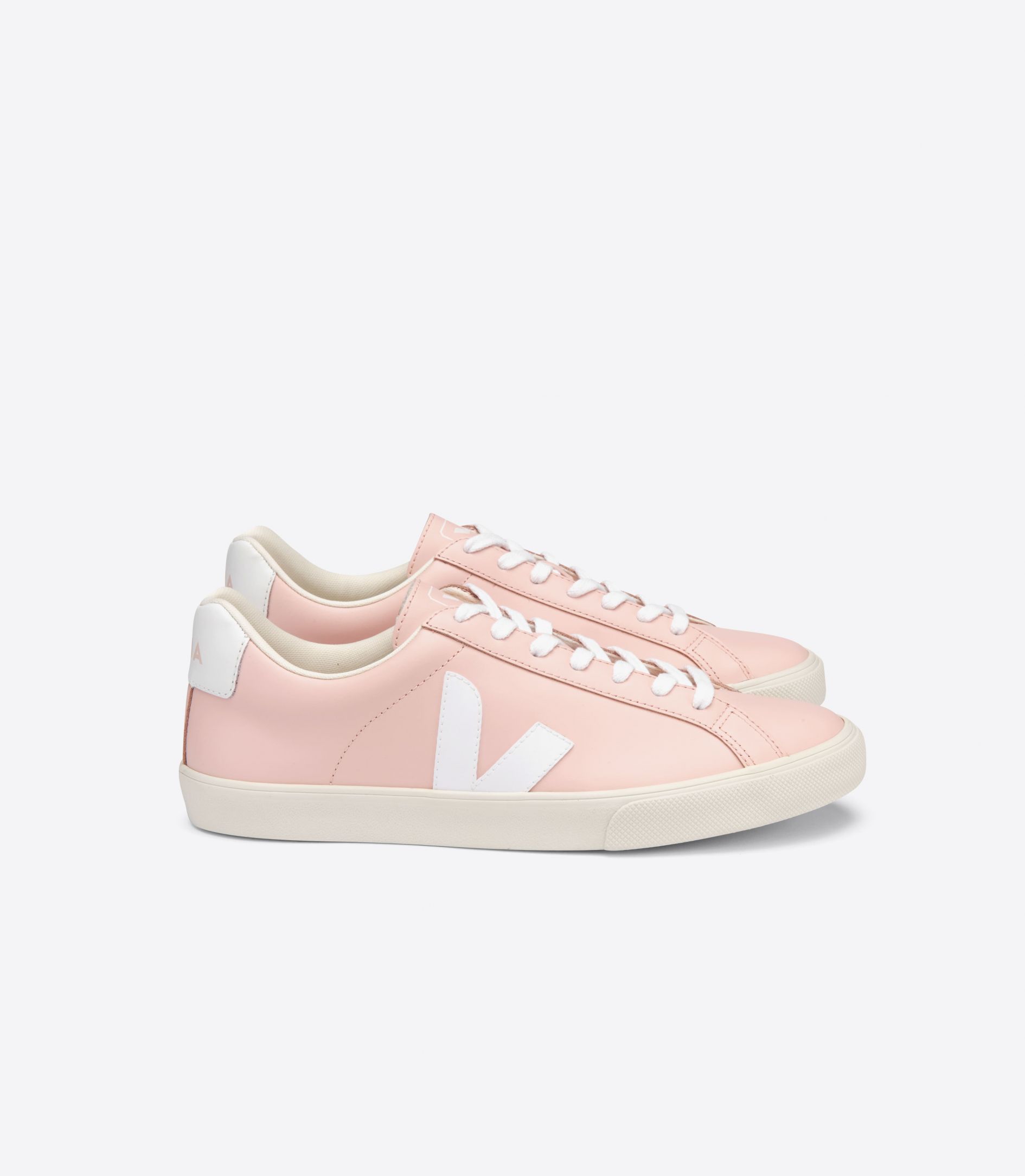 Veja Esplar Leather Men\'s Sneakers Pink White | VJ38571E