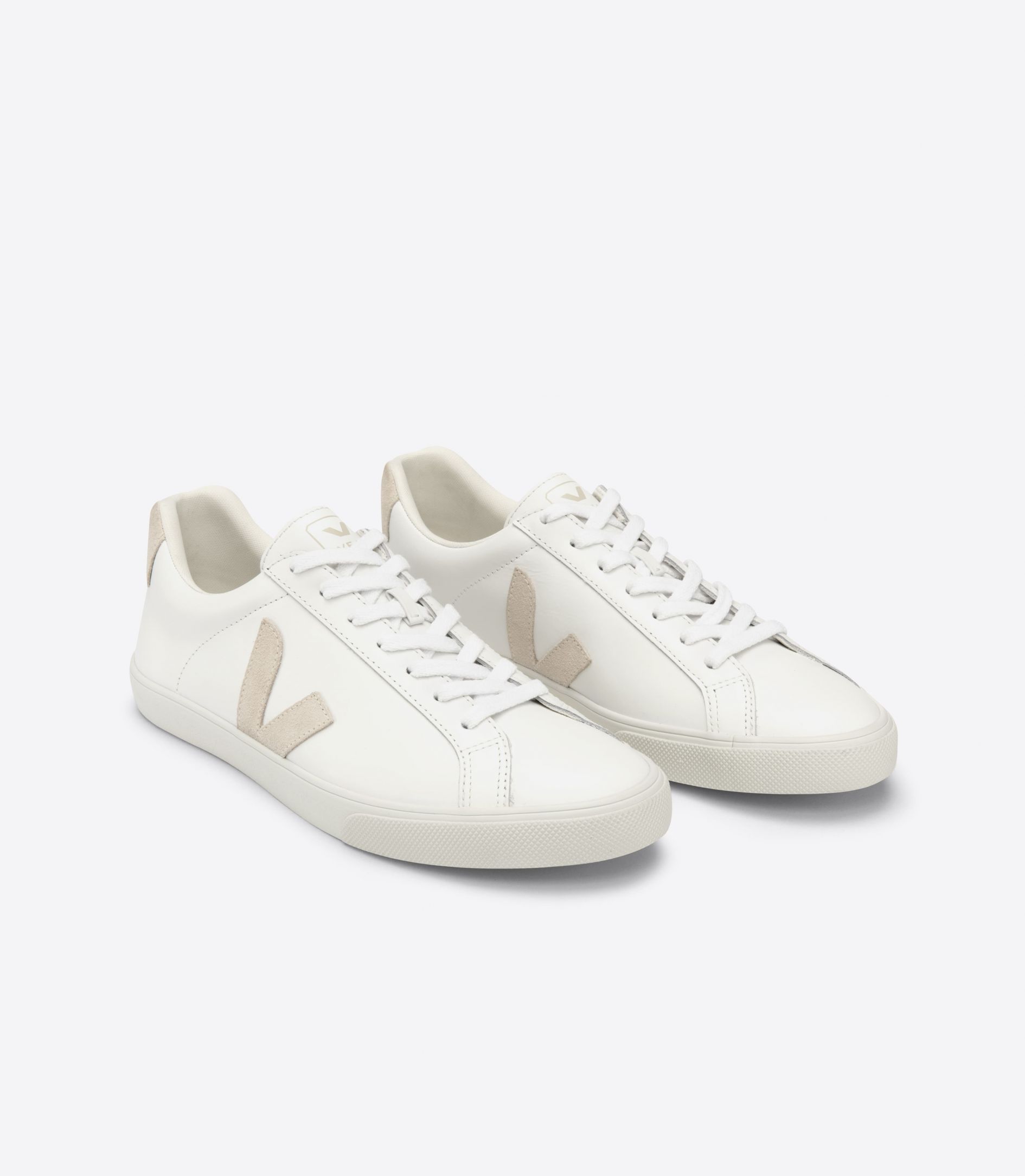 Veja Esplar Leather Women's Sneakers White Beige | VJ97362K