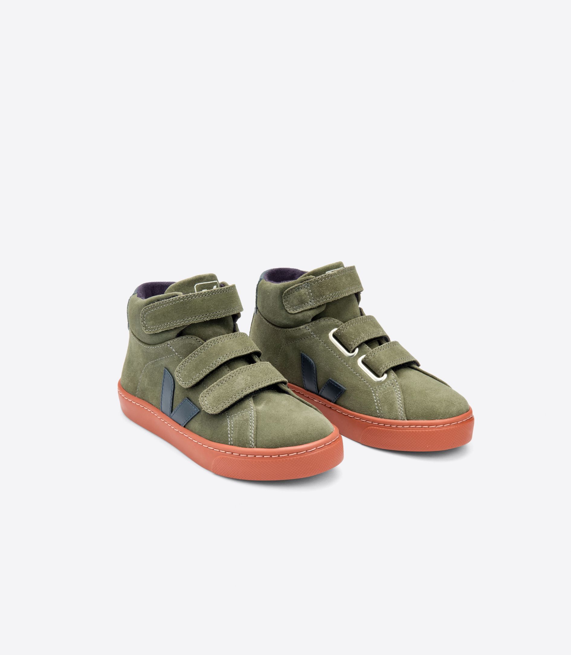 Veja Esplar Mid Suede Kids' Sneakers Olive | VJ97234T