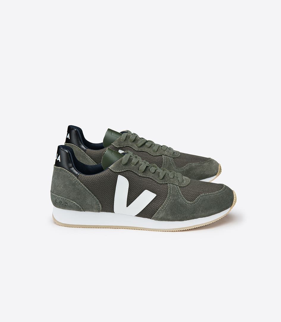 Veja Holiday B-Mesh Men\'s Sneakers Olive White | VJ64580H