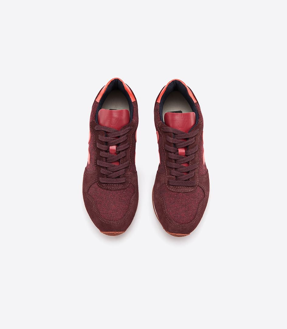 Veja Holiday Pixel Women's Sneakers Burgundy Orange | VJ38946T