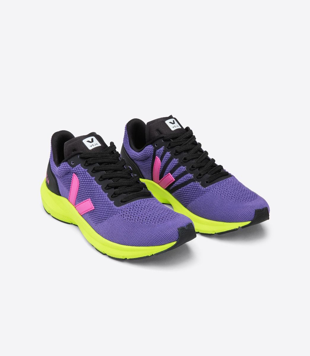 Veja Marlin Lt V Knit Men's Sneakers Purple Pink | VJ17385W