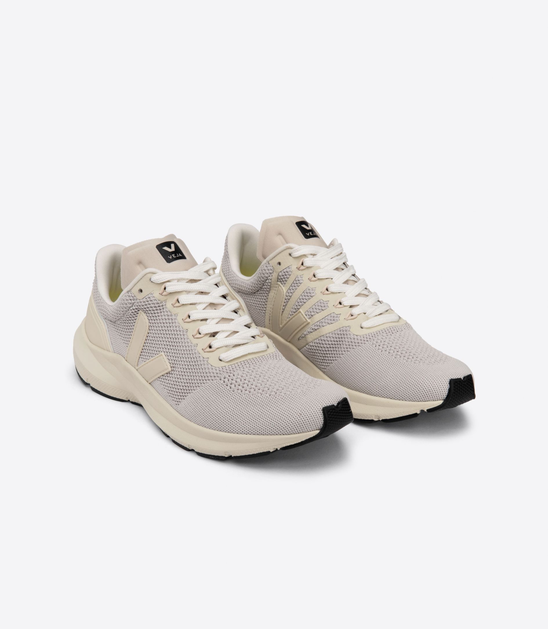 Veja Marlin V-Knit Men's Running Shoes Grey Beige | VJ73465D