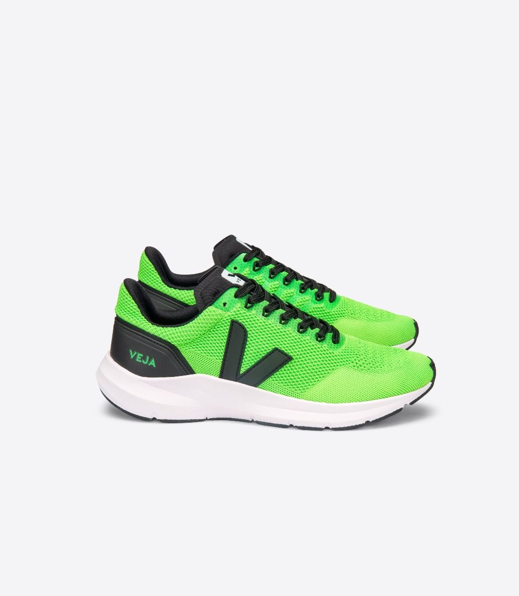 Veja Marlin V-Knit Men\'s Sneakers Green Black | VJ76812K