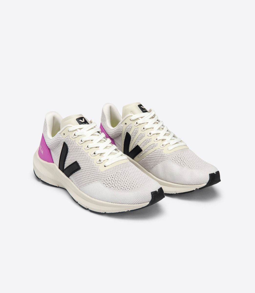 Veja Marlin V-Knit Vegan Women's Sneakers Black Purple | VJ63092M