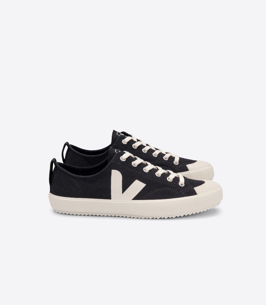 Veja Nova Canvas Vegan Men\'s Shoes Black | VJ83671X