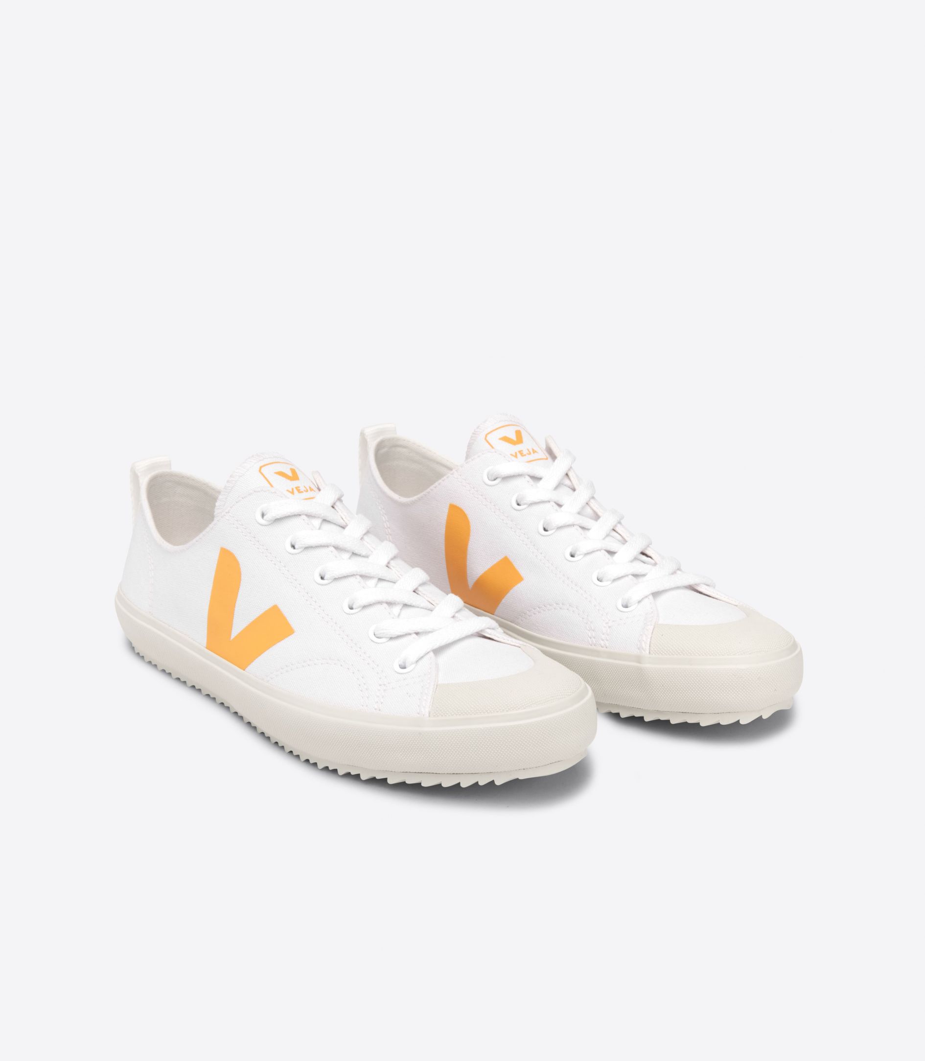 Veja Nova Canvas Vegan Men's Sneakers White Yellow | VJ16532A