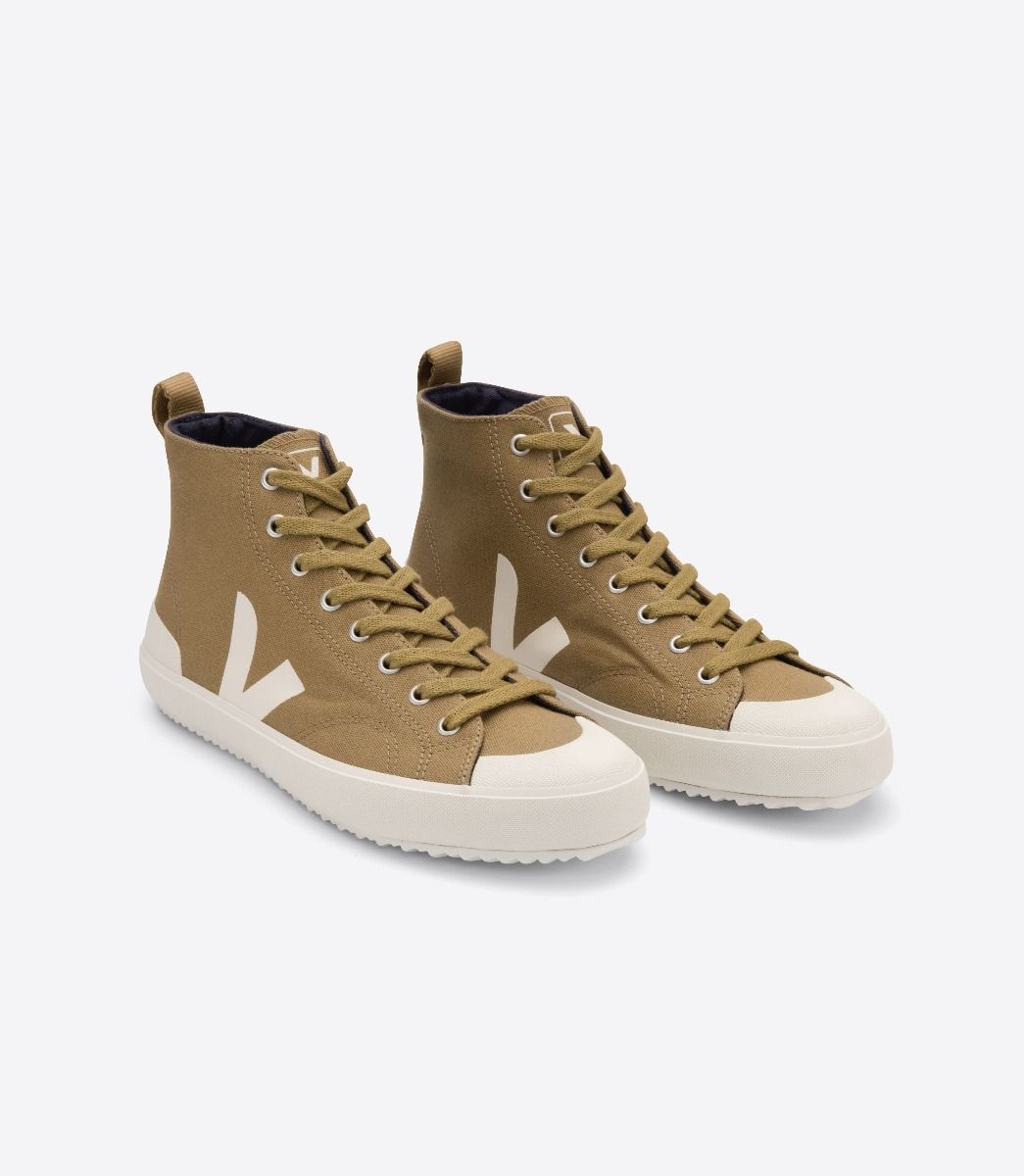 Veja Nova High Top Canvas Tent Pierre Women's Sneakers Brown | VJ80269J