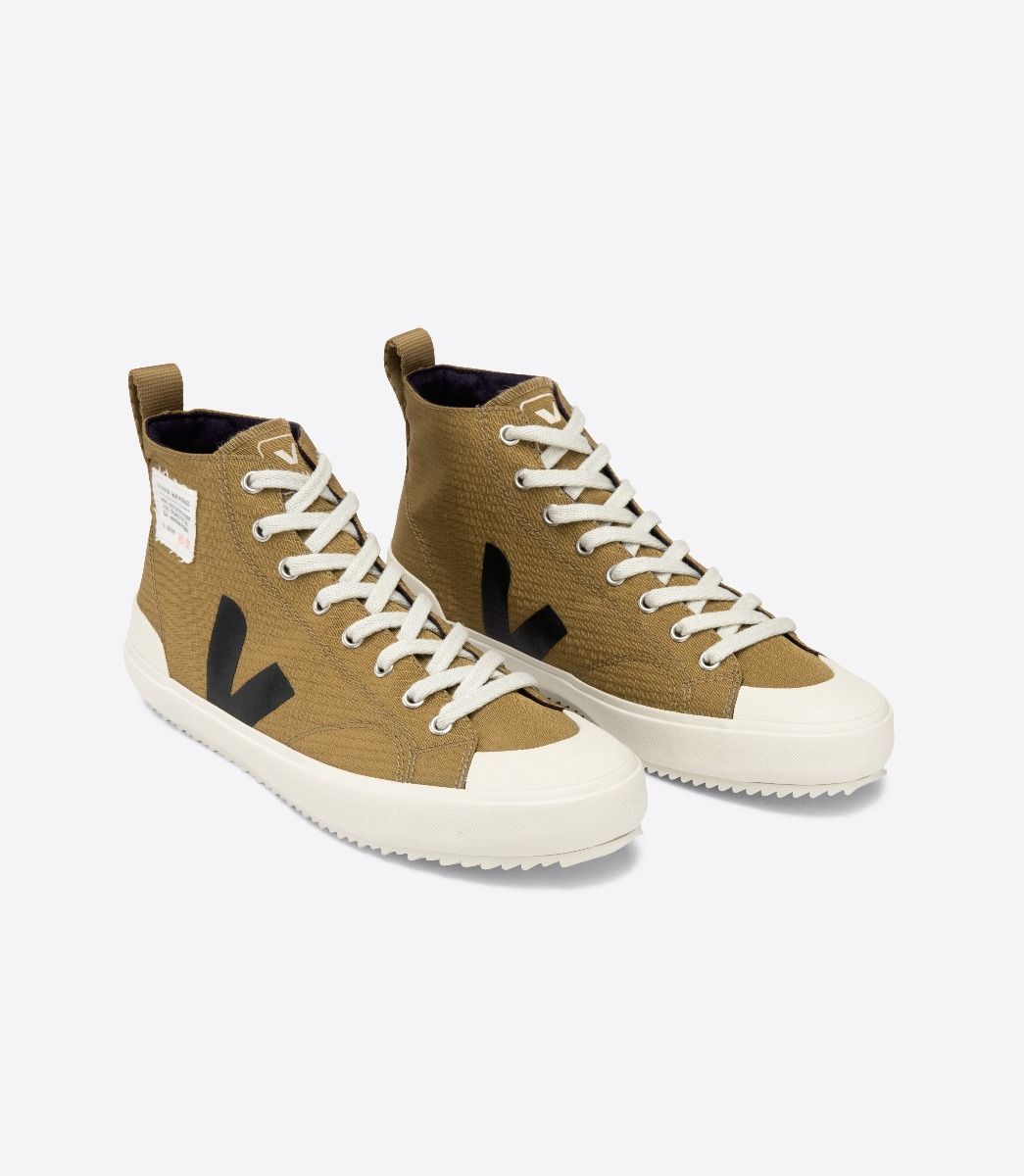 Veja Nova Hl Ripstop Vegan Women's Shoes Brown Black | VJ72834K