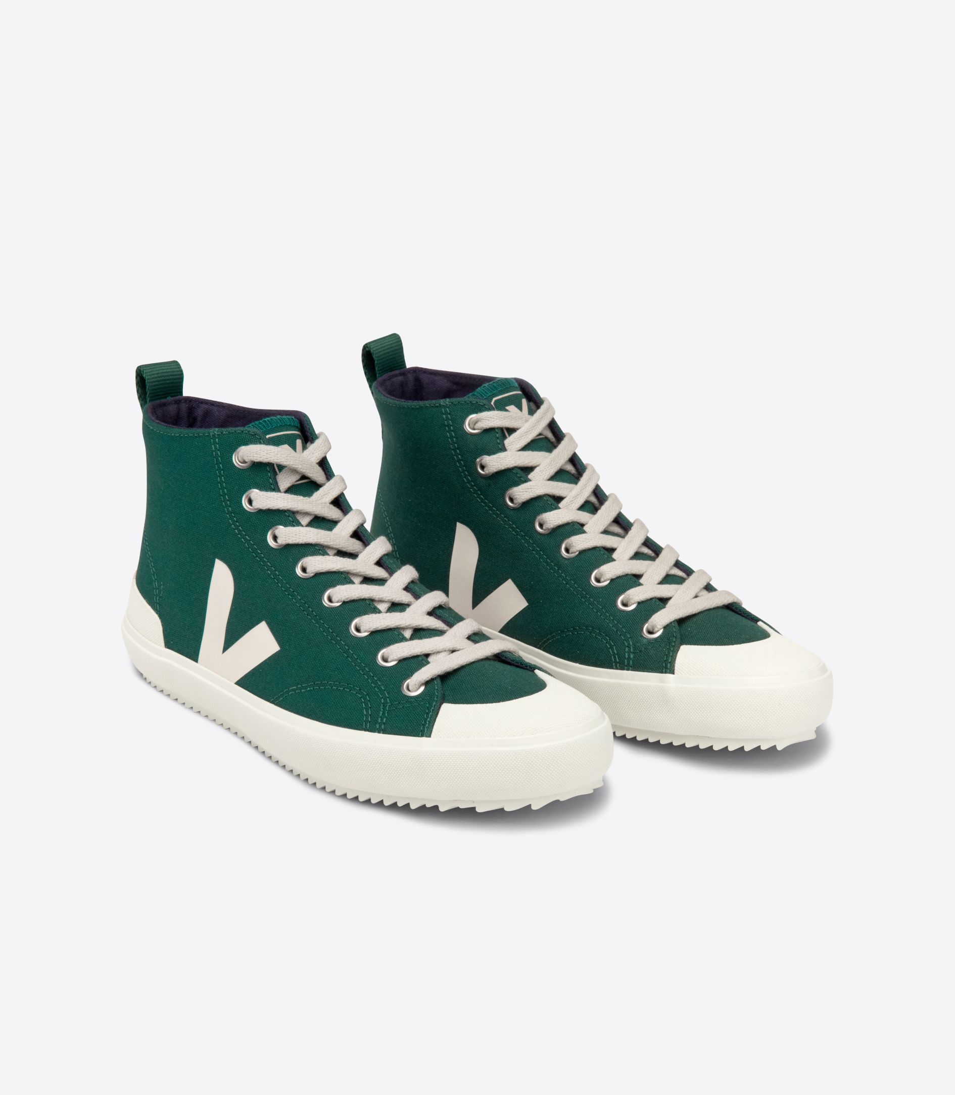 Veja Nova Ht Canvas Men's Sneakers Green | VJ53078T