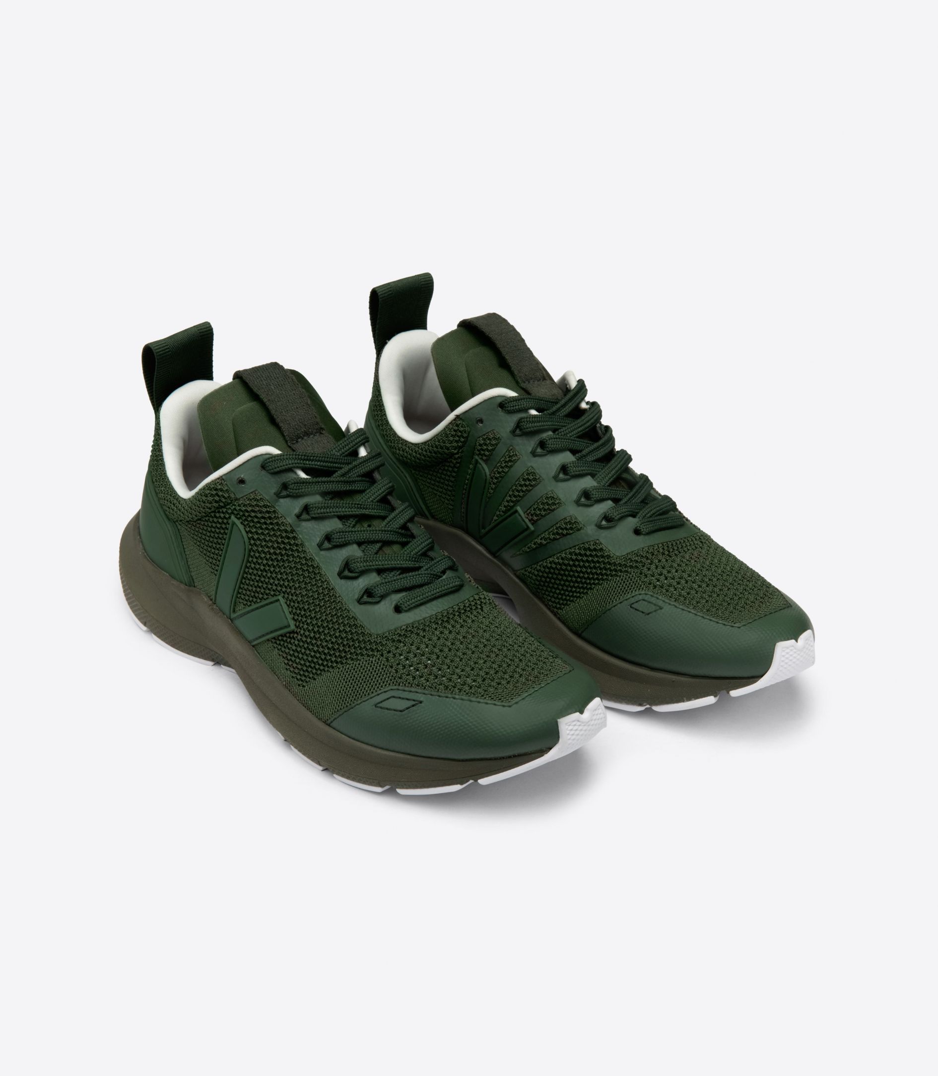 Veja Performance Runner V-Knit Veja X Rick Owens Men's Sneakers Green | VJ07364A