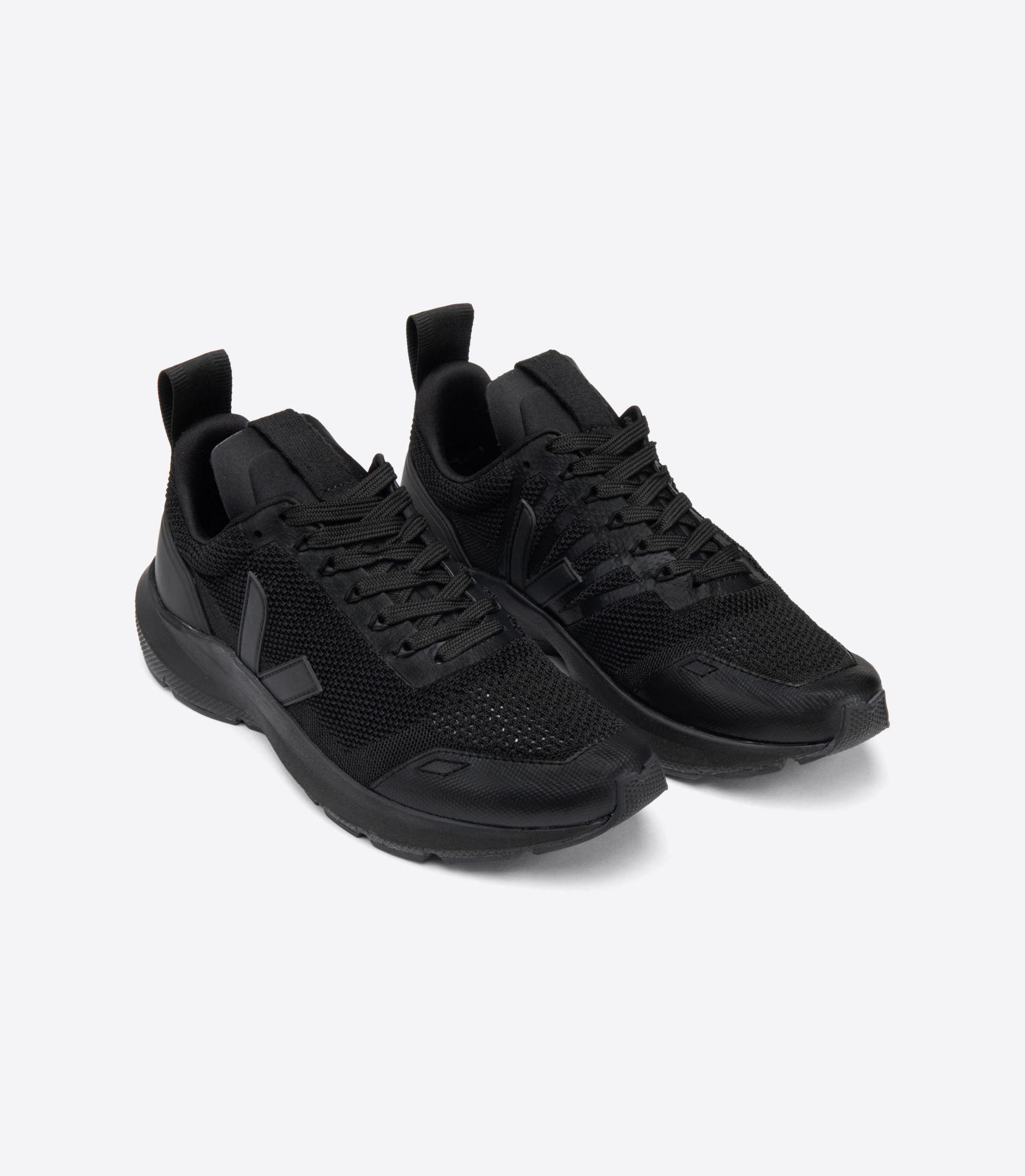 Veja Performance Runner V-Knit Veja X Rick Owens Women's Sneakers Black | VJ40371C