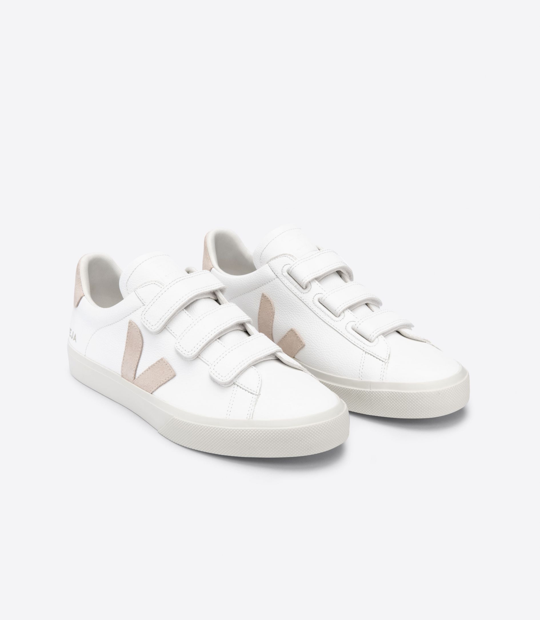 Veja Recife Chromefree Leather Men's Sneakers White Beige | VJ19324Z